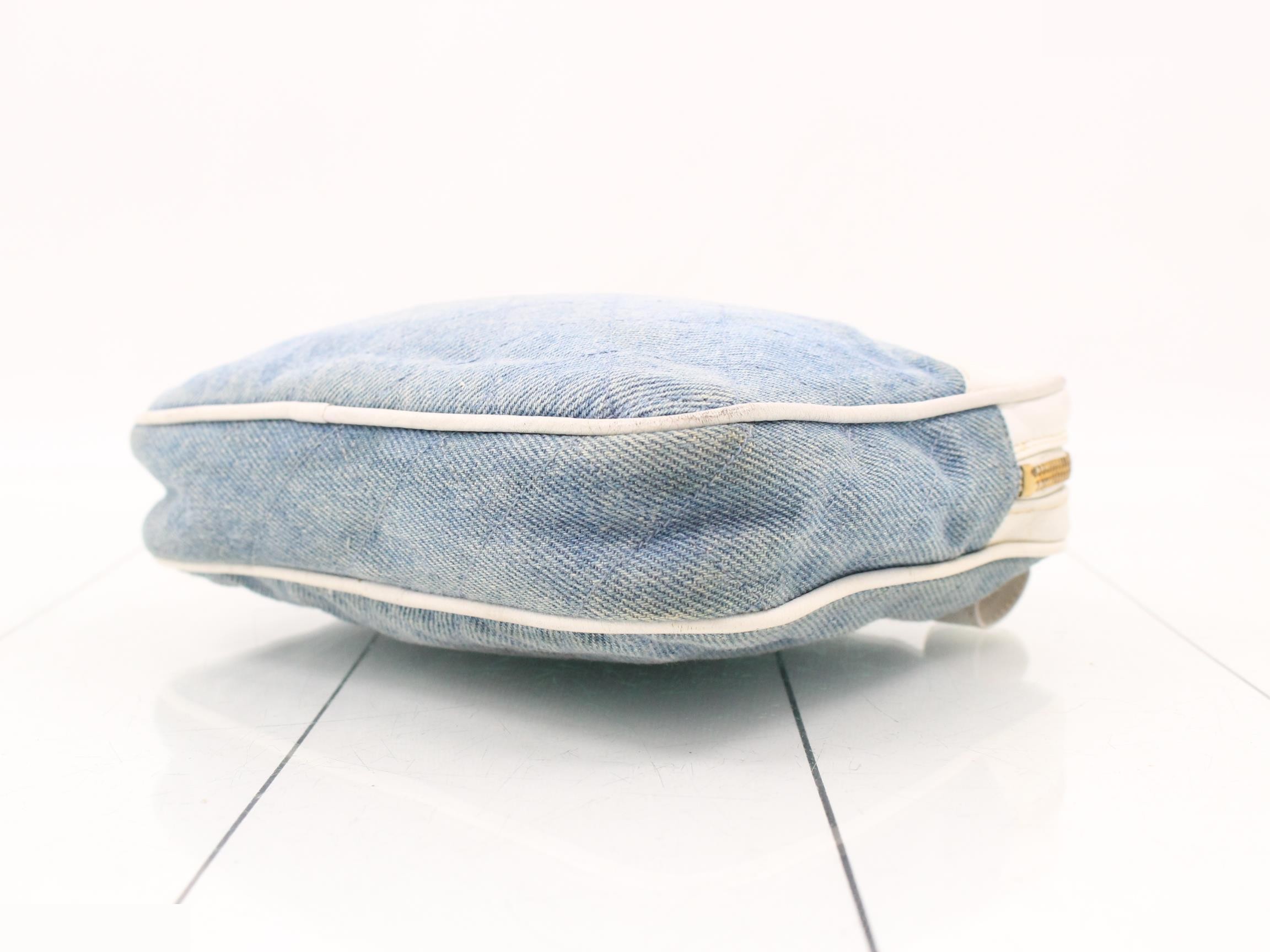 Waist bag, denim, Coco Mark, white — view 6