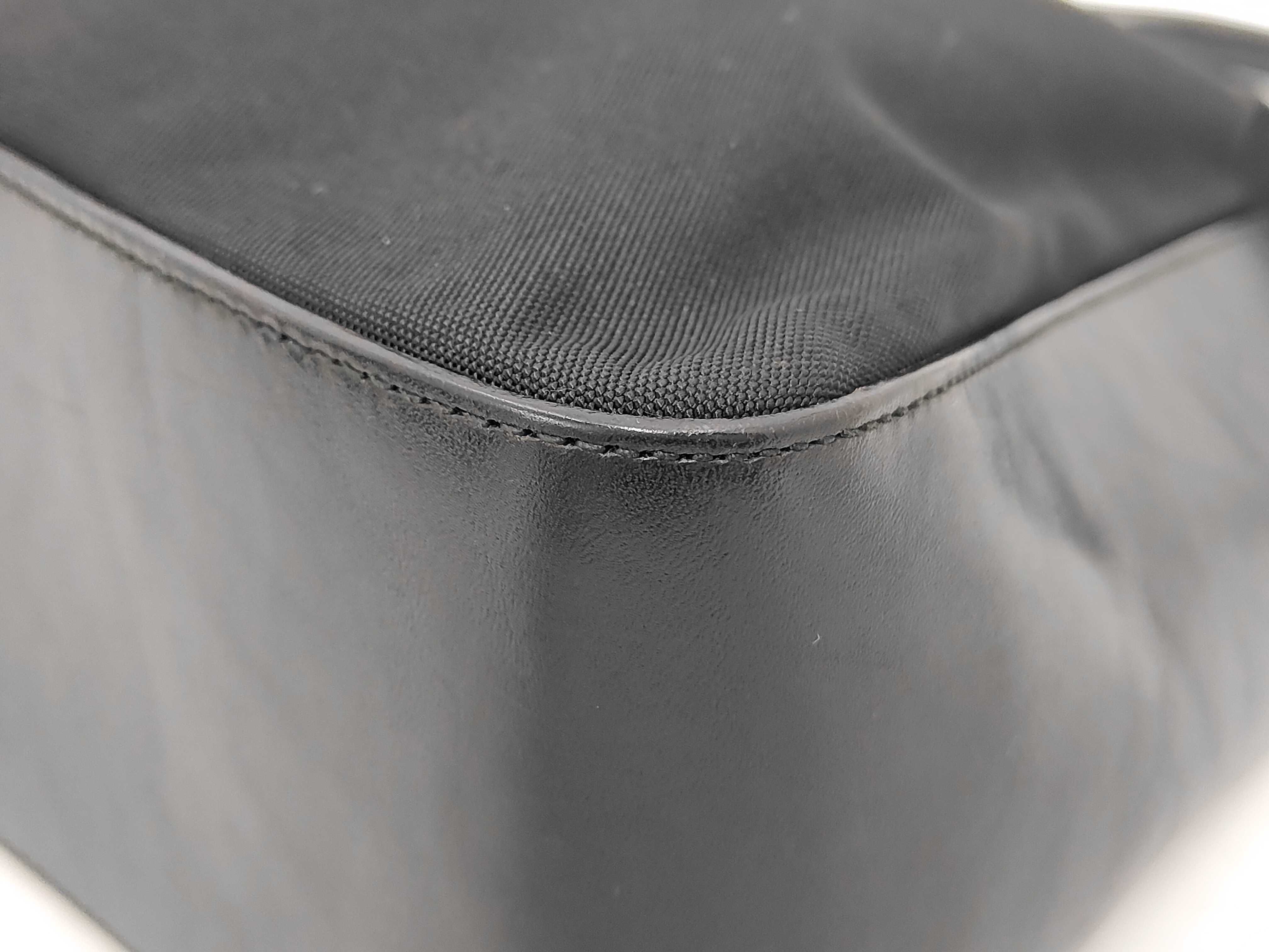 001.3766 Nylon x Leather Shoulder Bag with Dust Bag — view 7