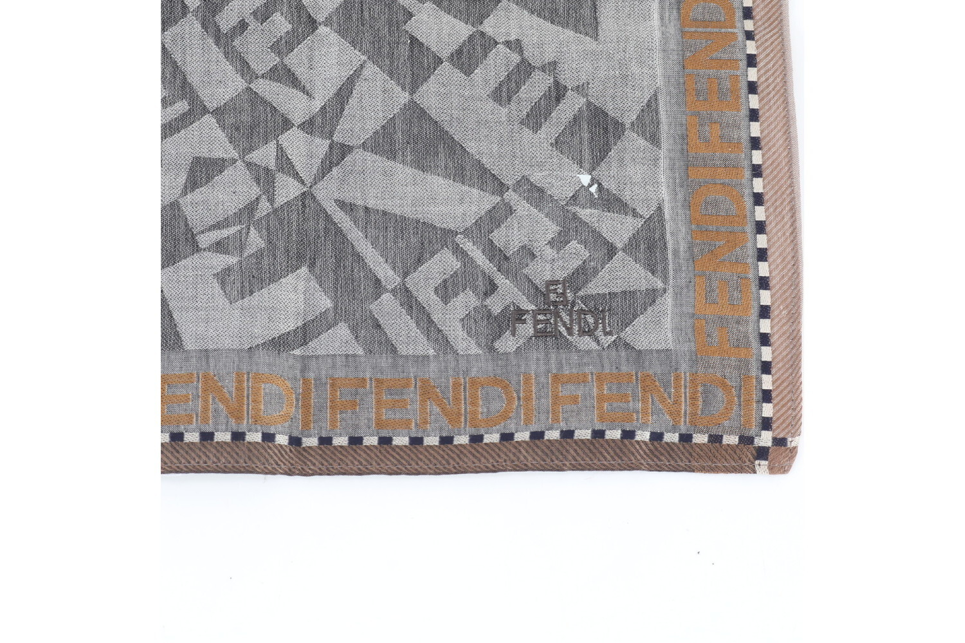 all-over geometric pattern scarf and other accessories — view 5