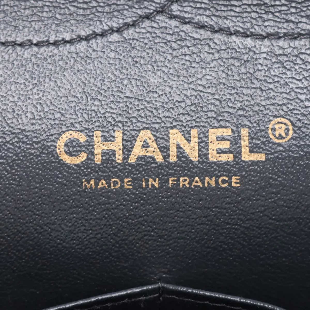 [Individually packaged] Chanel Large Matelassé 30 Caviar Skin Double Flap Double Chain Bag, Black with Gold Hardware, 25712638, Serial Number , A58600 — view 13