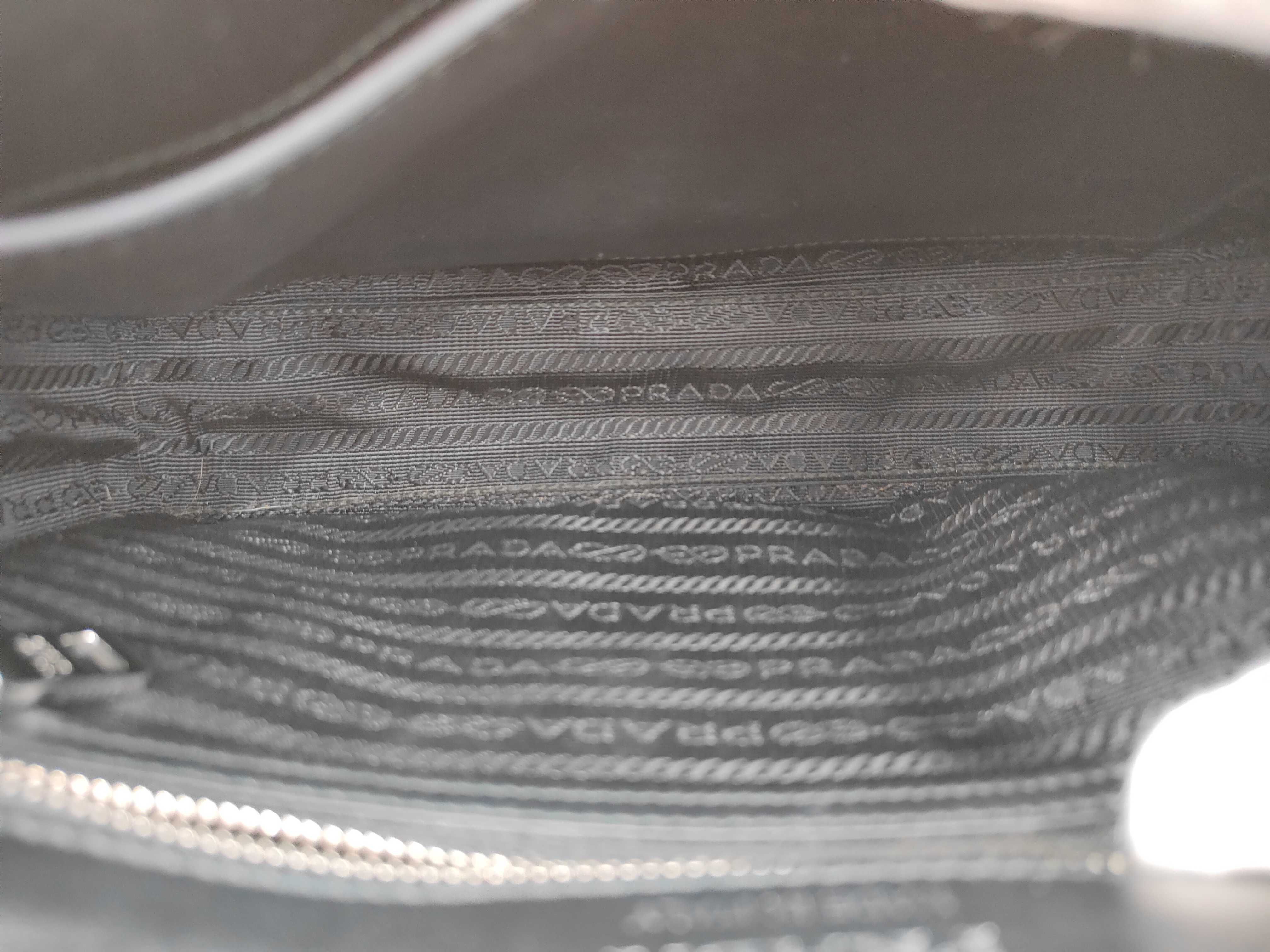 Diagram Quilted Chain Shoulder Bag (Black) — view 8
