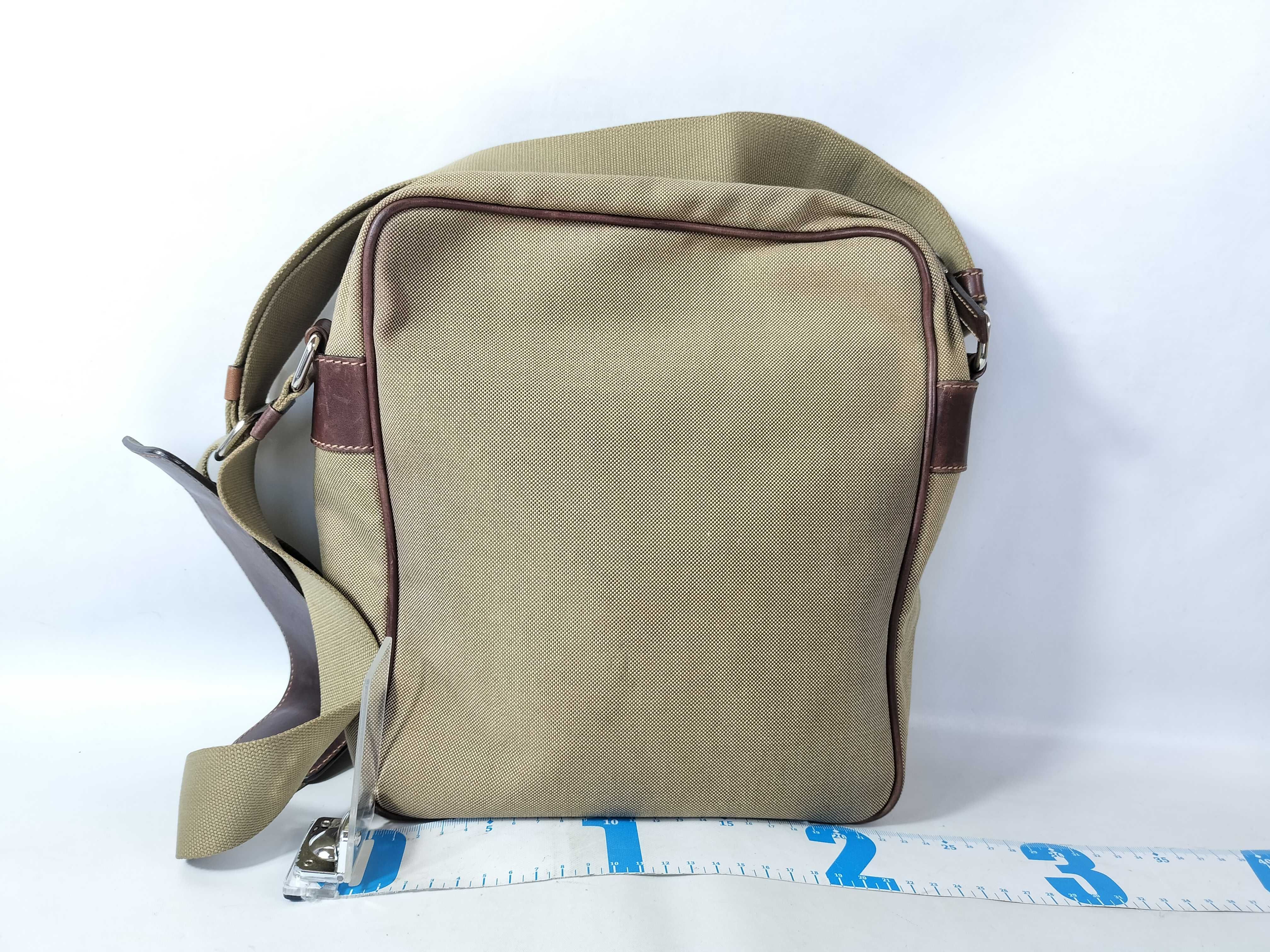 Canvas Leather Shoulder Bag — view 2