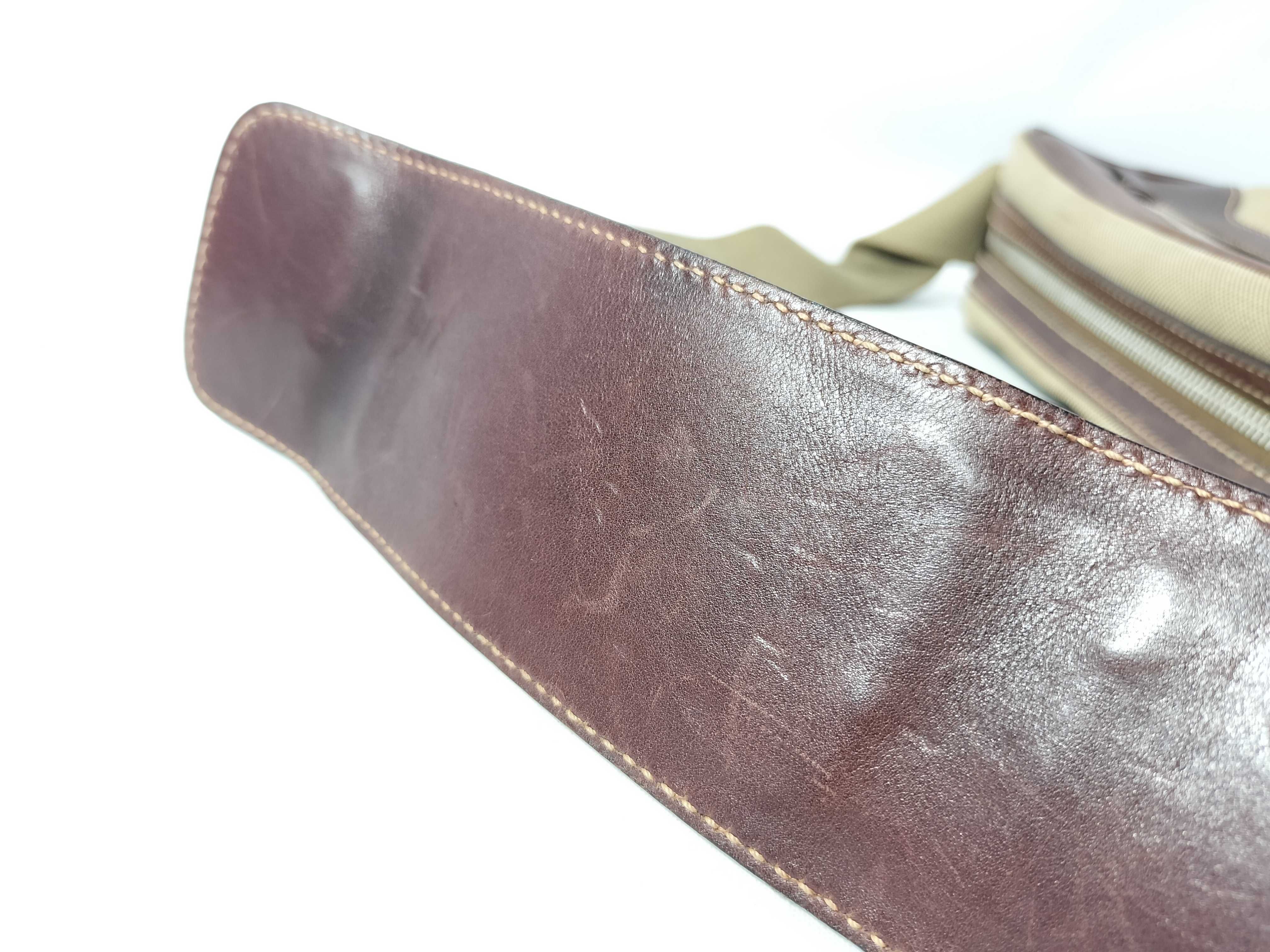 Canvas Leather Shoulder Bag — view 5