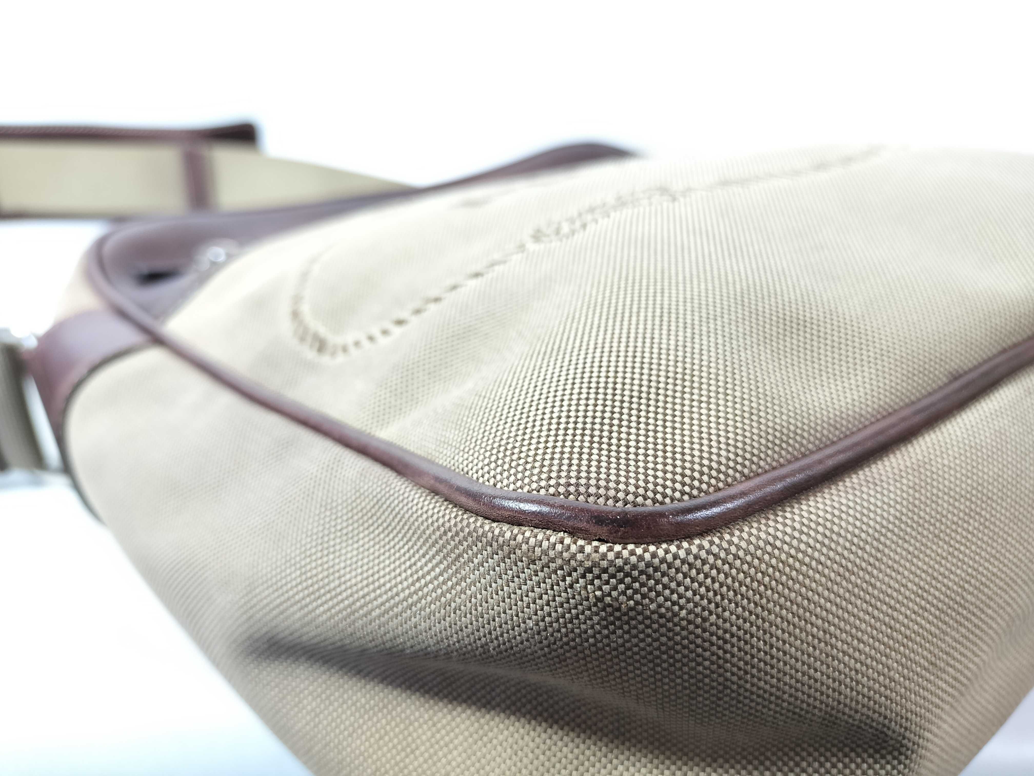 Canvas Leather Shoulder Bag — view 6