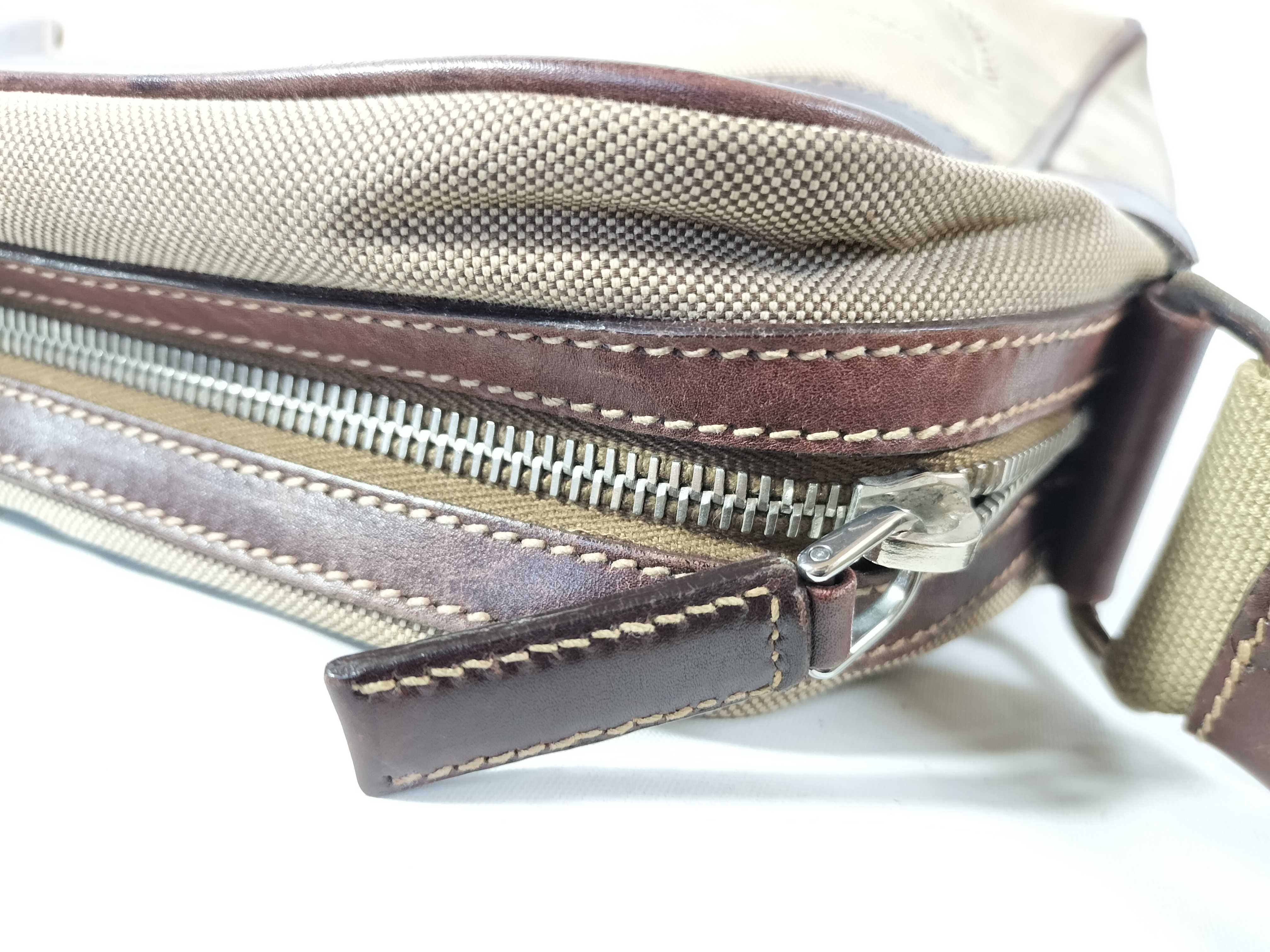 Canvas Leather Shoulder Bag — view 8