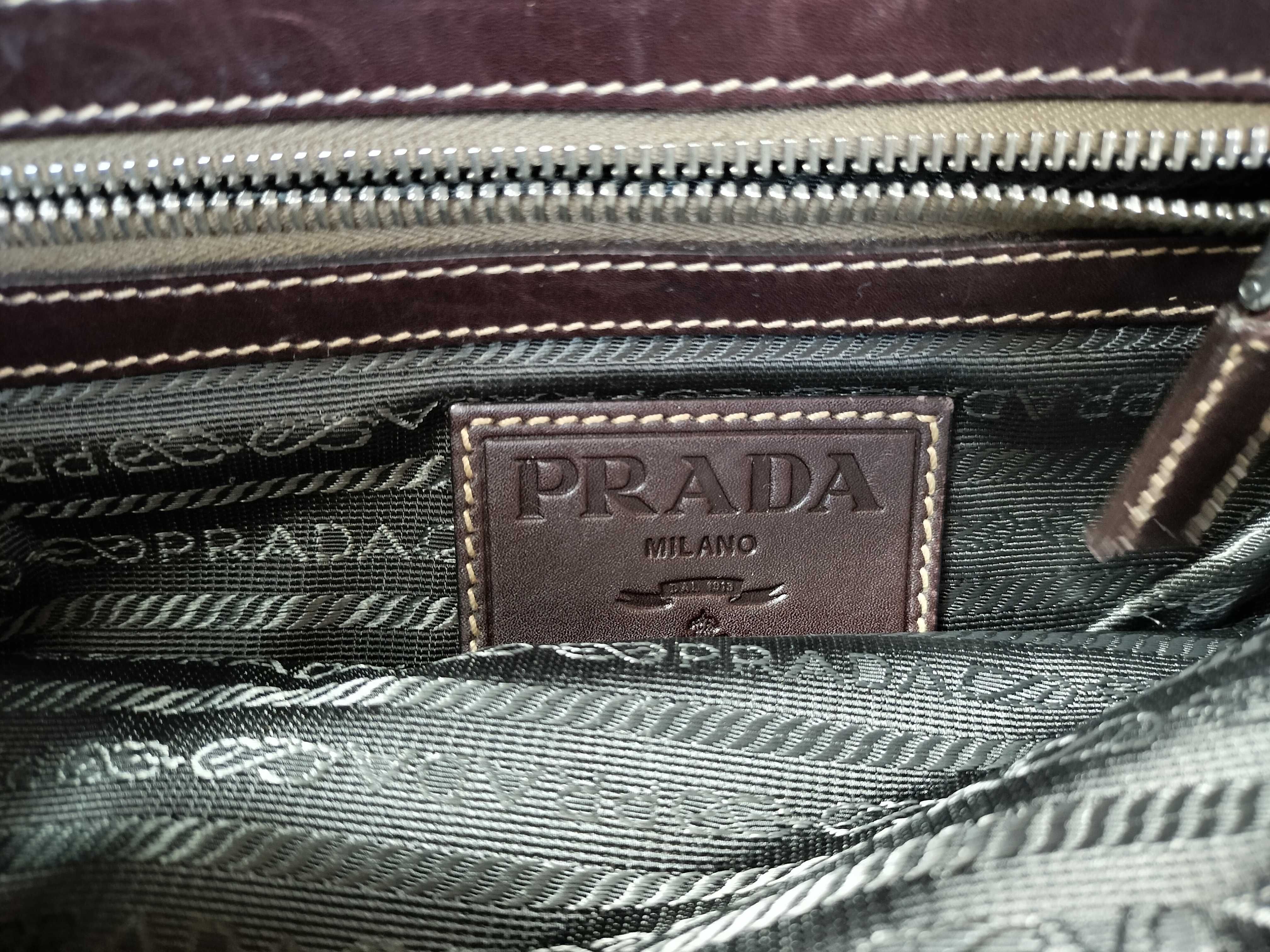 Canvas Leather Shoulder Bag — view 10