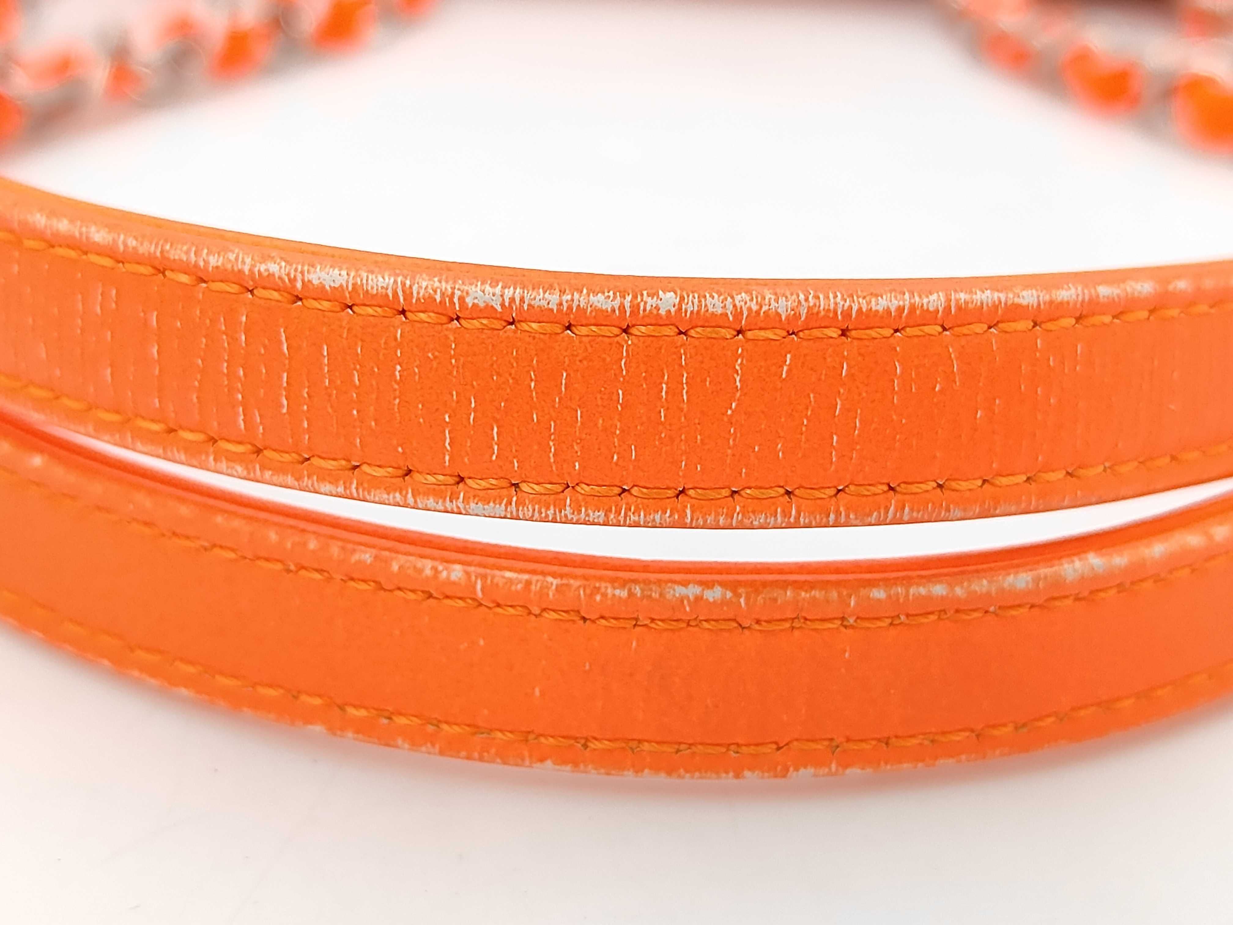 BAG DEAUVILLE NO.31 SMALL CHAIN ​​TOTE NEON ORANGE W CARD A66939 31347468 Tote Bag — view 6