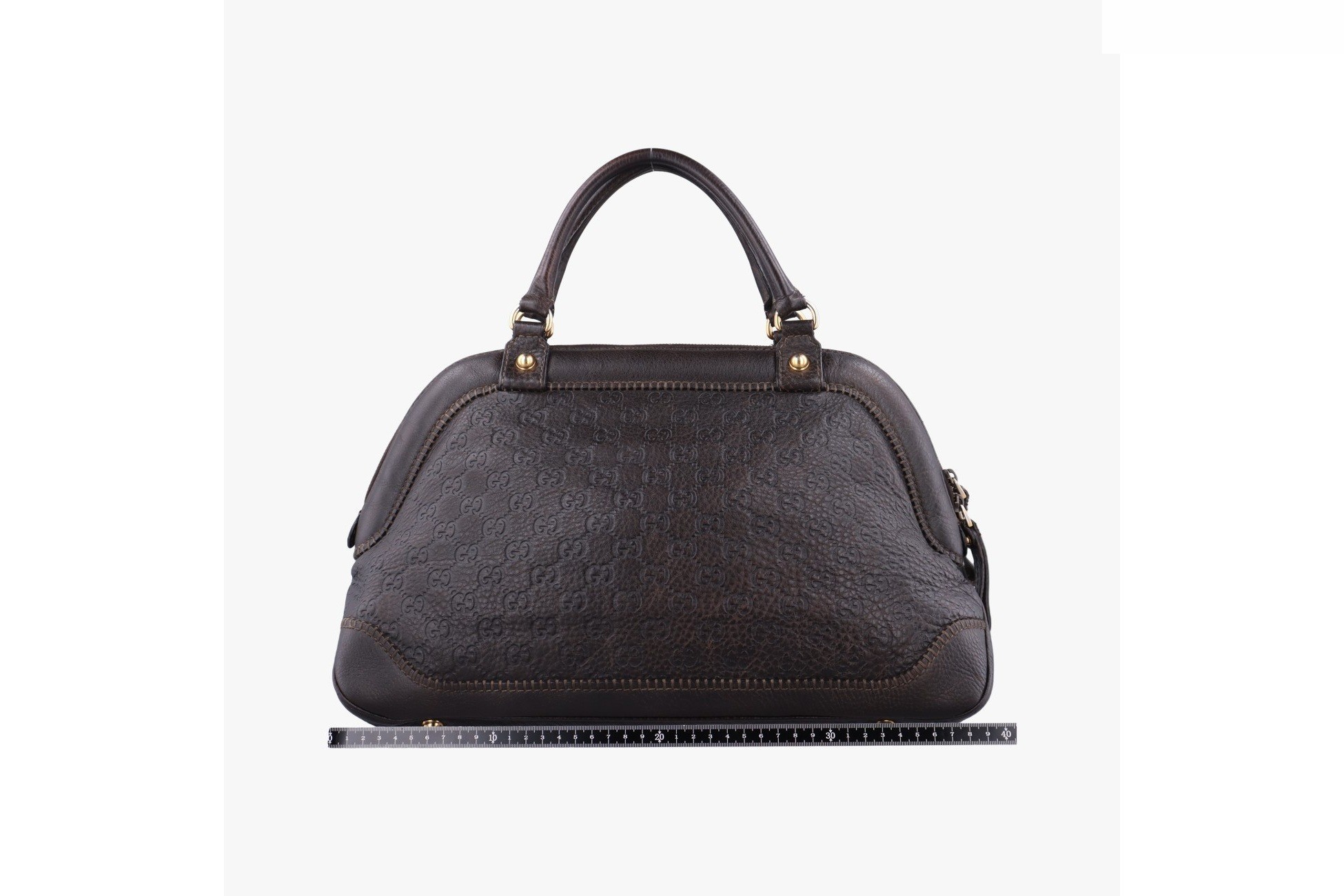 Guccissima New Pelham Horsebit Leather Brown — view 2