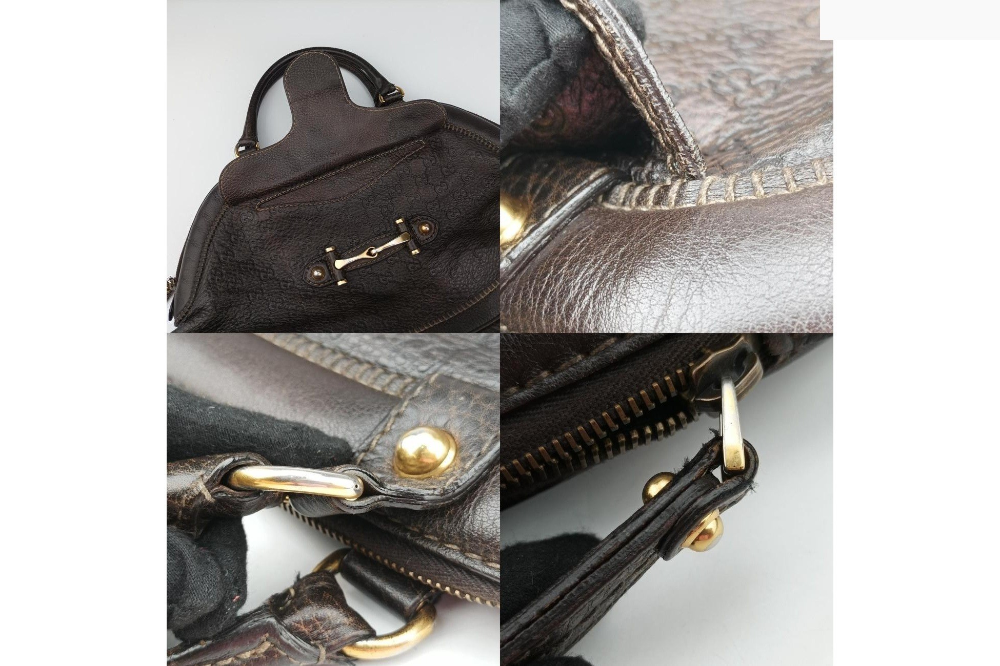 Guccissima New Pelham Horsebit Leather Brown — view 9