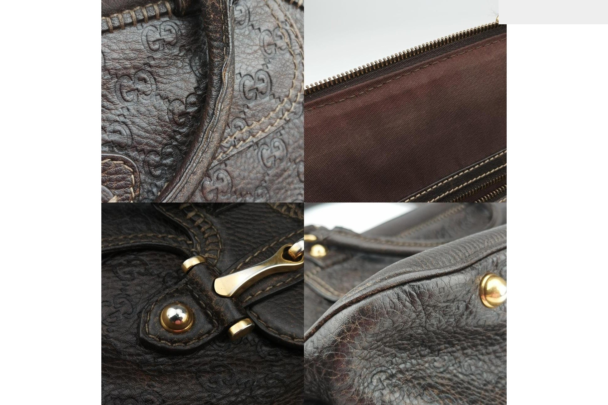 Guccissima New Pelham Horsebit Leather Brown — view 10
