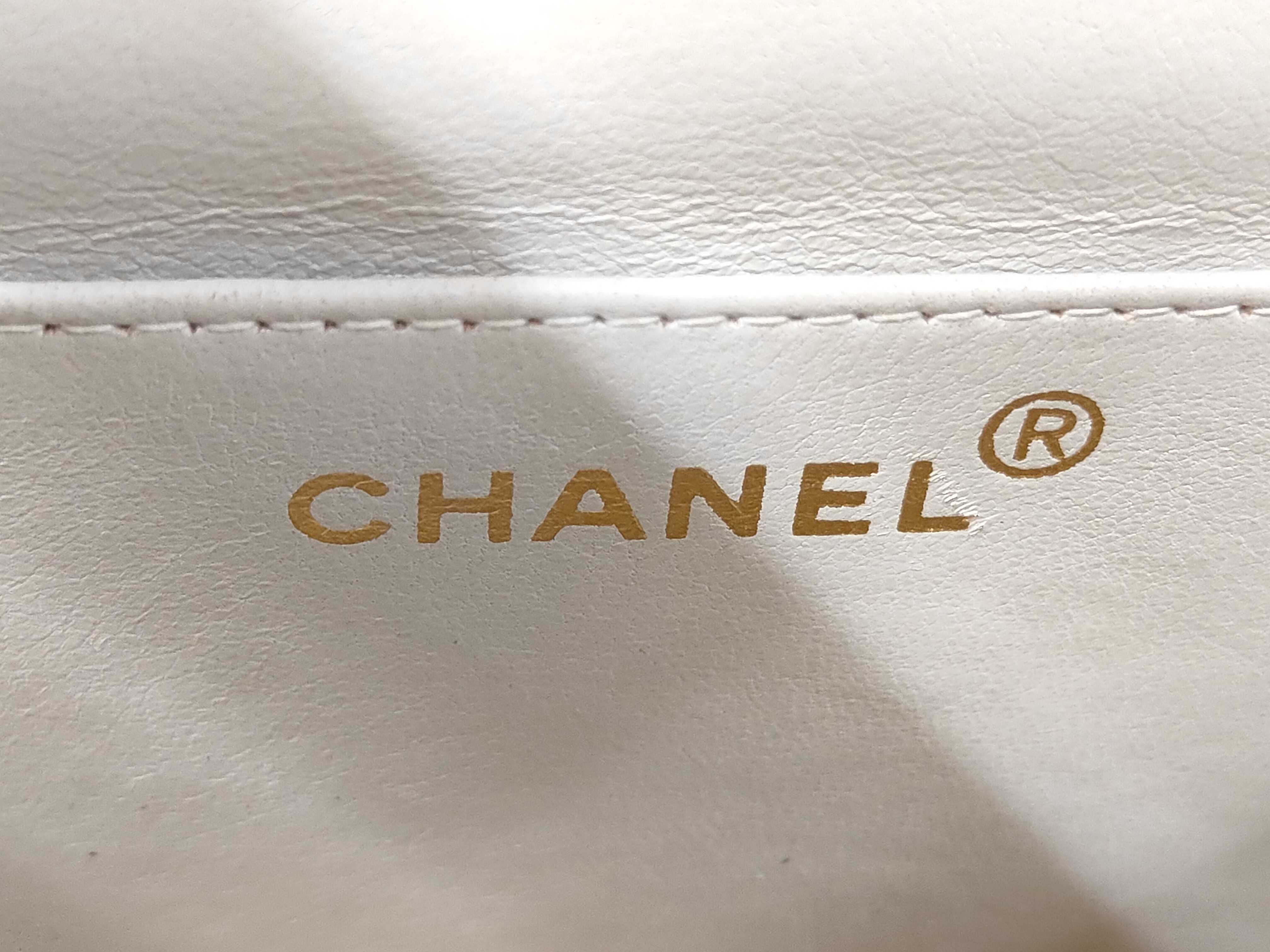 Chanel Diana Flap Matelassé Chain Shoulder Bag with Authenticity Card, Box, and Dust Bag, Beige Shoulder Bag — view 9
