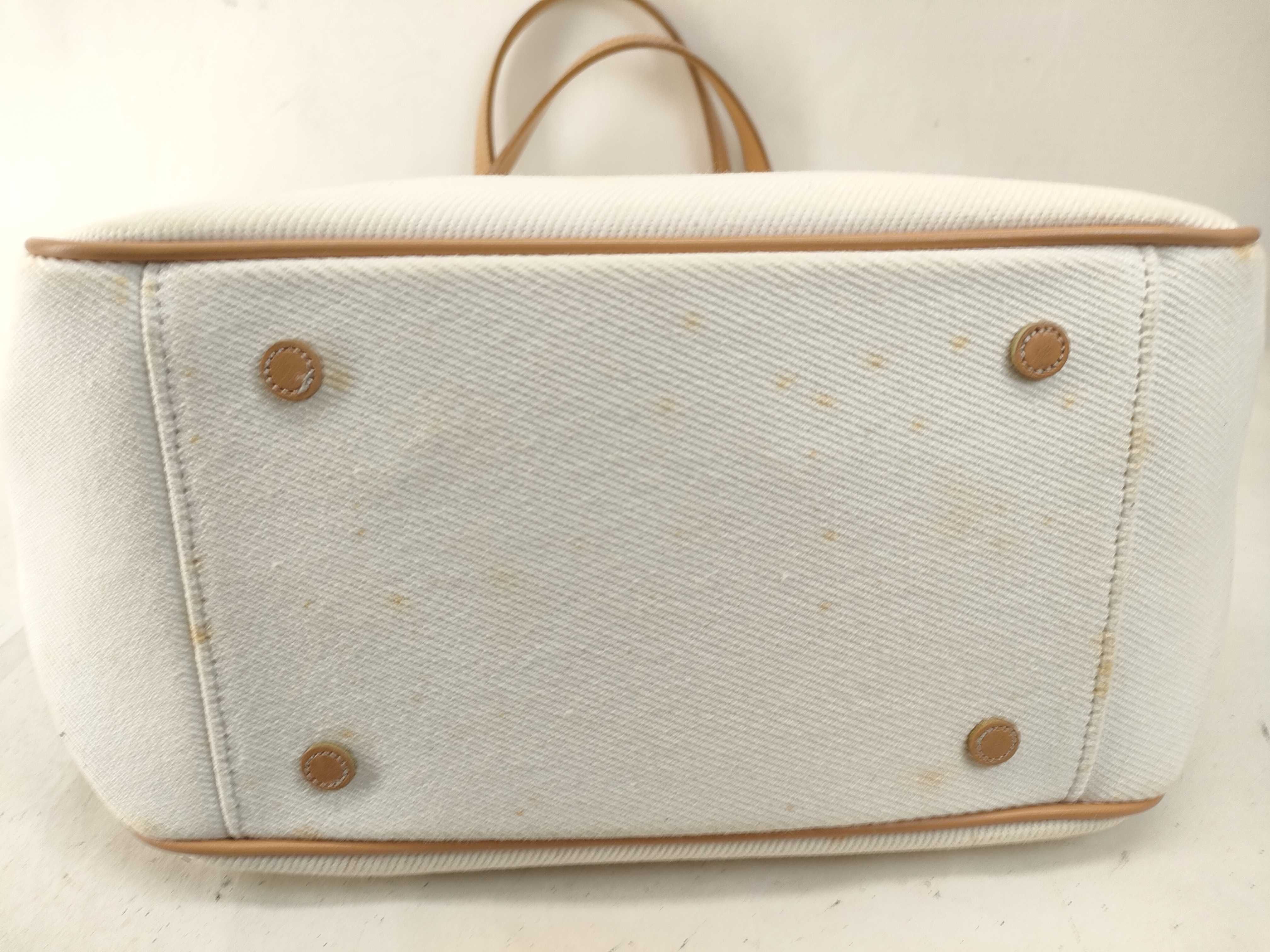 handbag, canvas, white — view 8