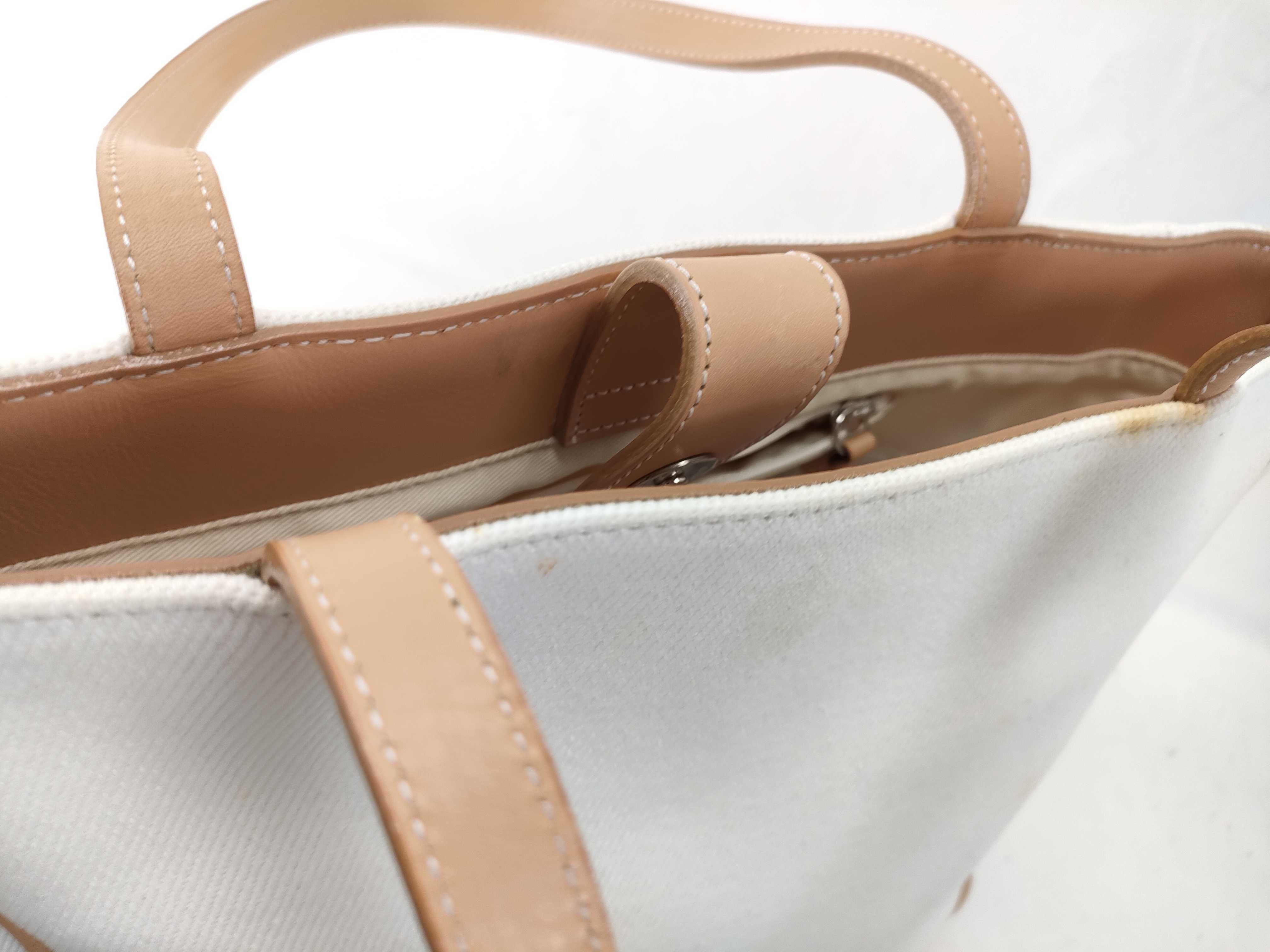 handbag, canvas, white — view 10