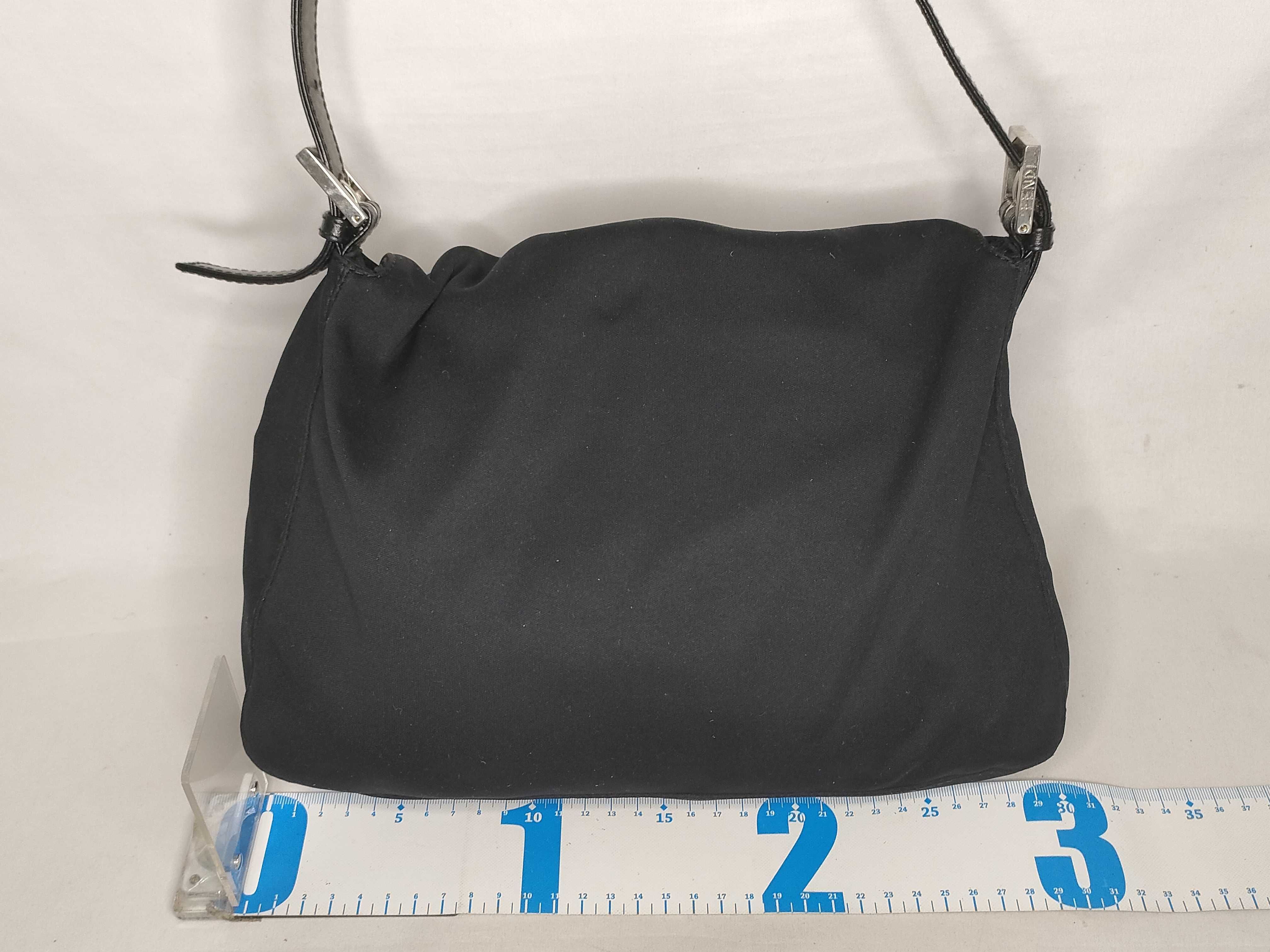 Mamma Fendi 2321 26325 093 Mamma Bucket Shoulder Bag Cotton Jersey Black Shoulder Bag — view 2