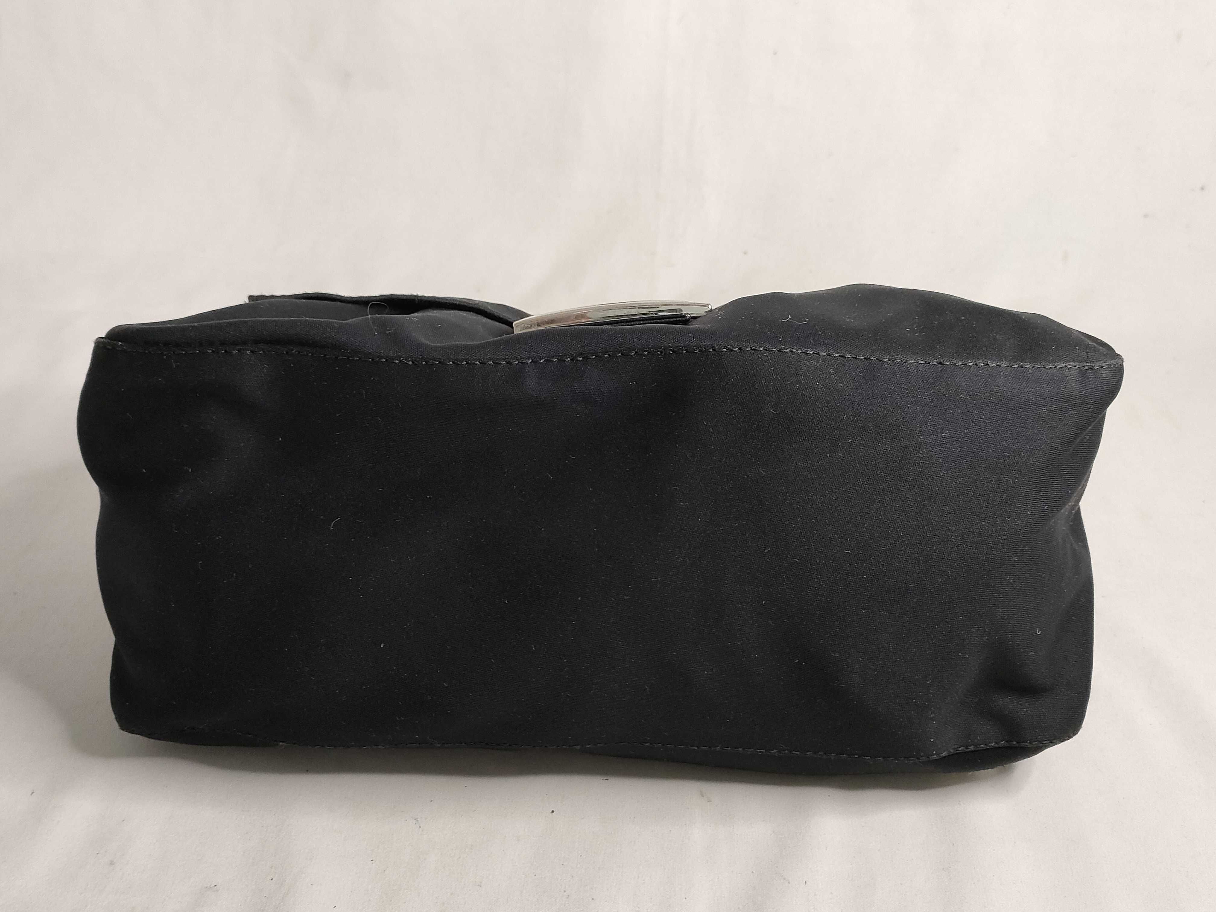 Mamma Fendi 2321 26325 093 Mamma Bucket Shoulder Bag Cotton Jersey Black Shoulder Bag — view 7