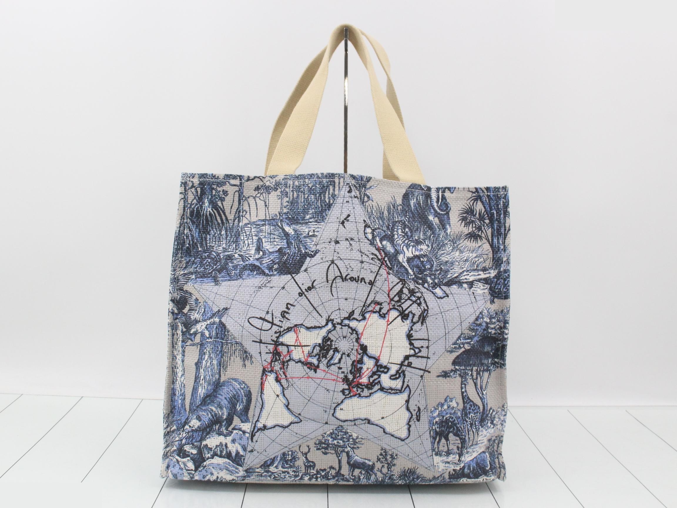 Tote bag / Toile de Jouy, navy — view 2