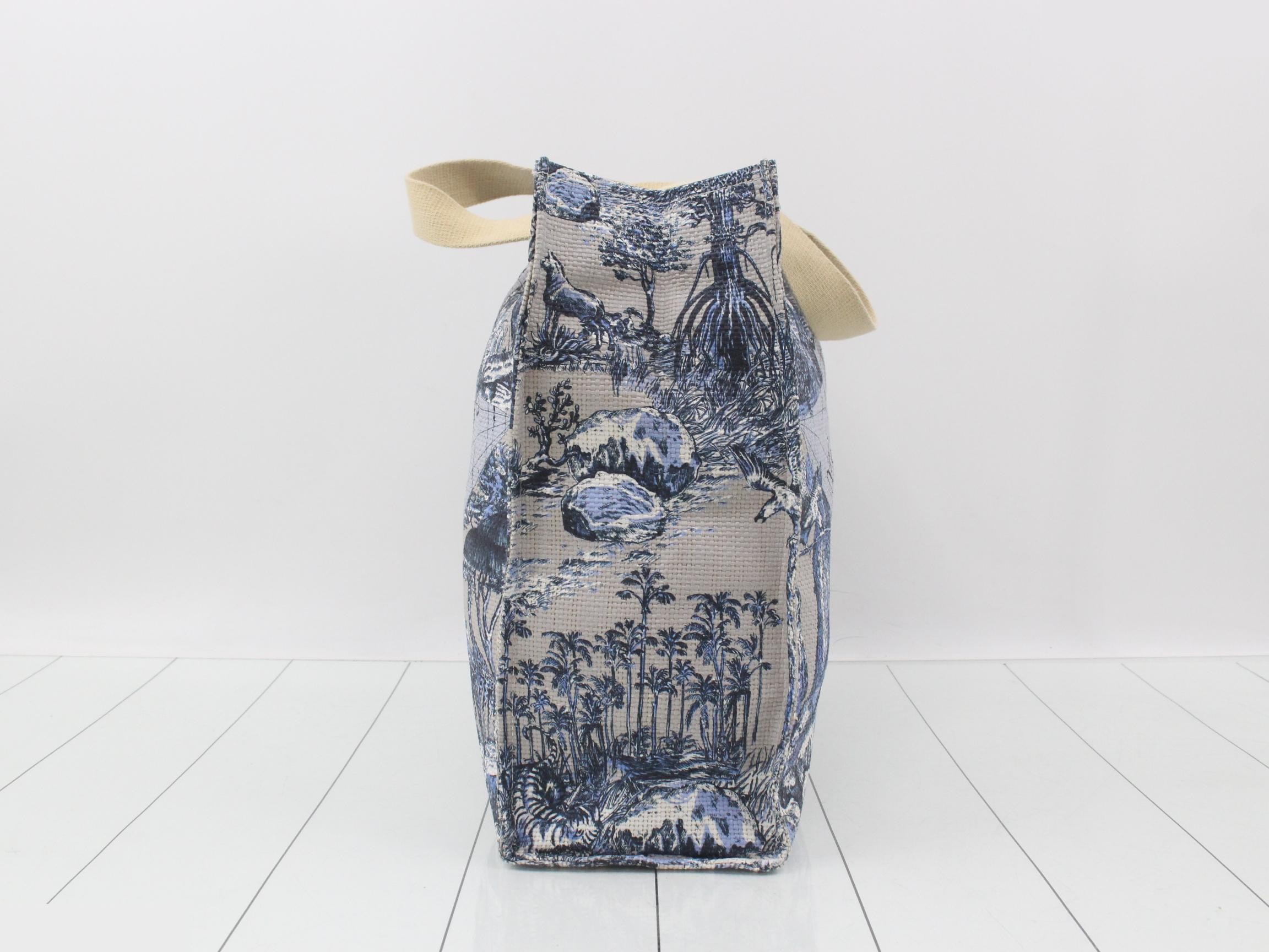Tote bag / Toile de Jouy, navy — view 3