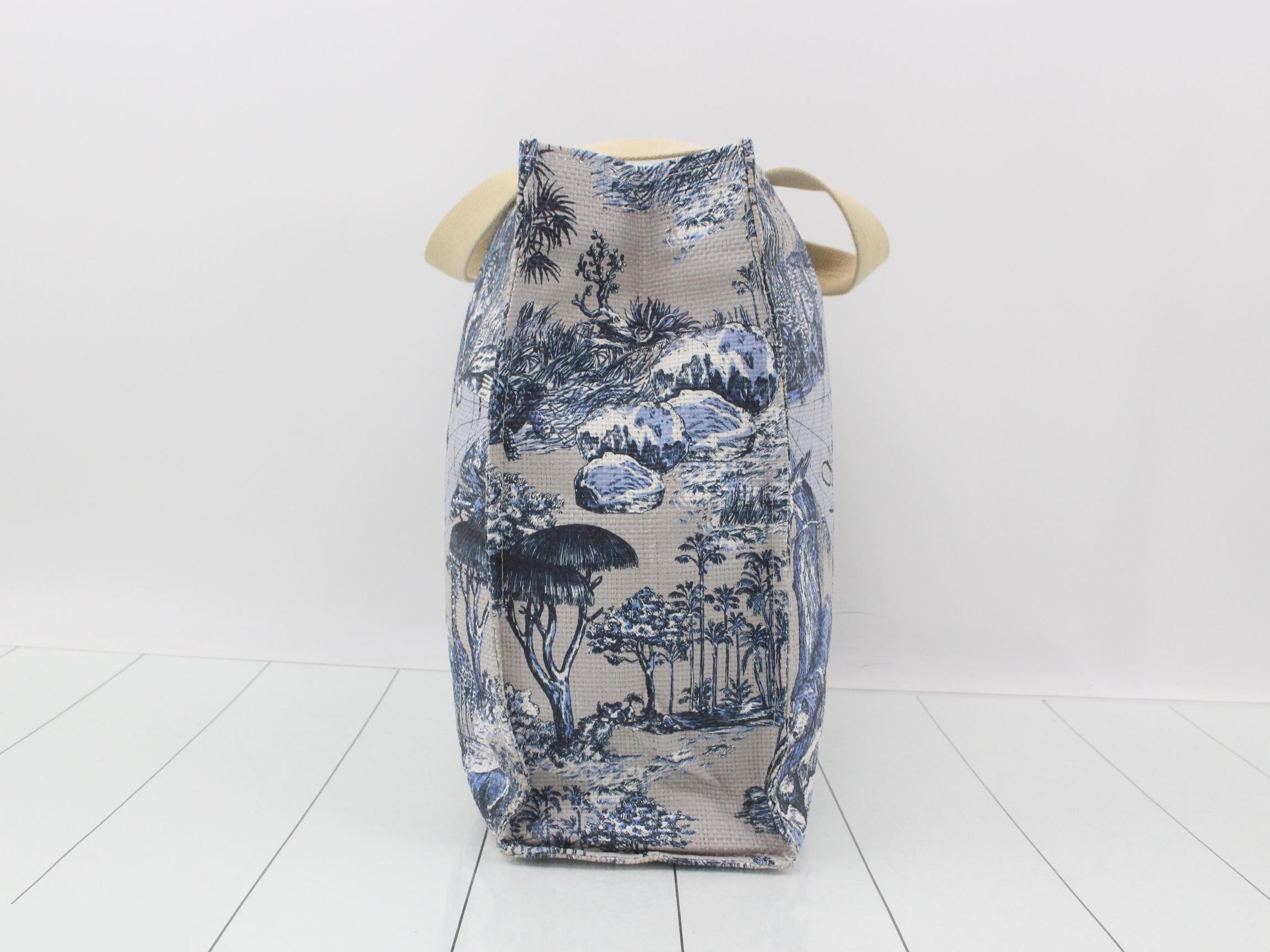 Tote bag / Toile de Jouy, navy — view 4