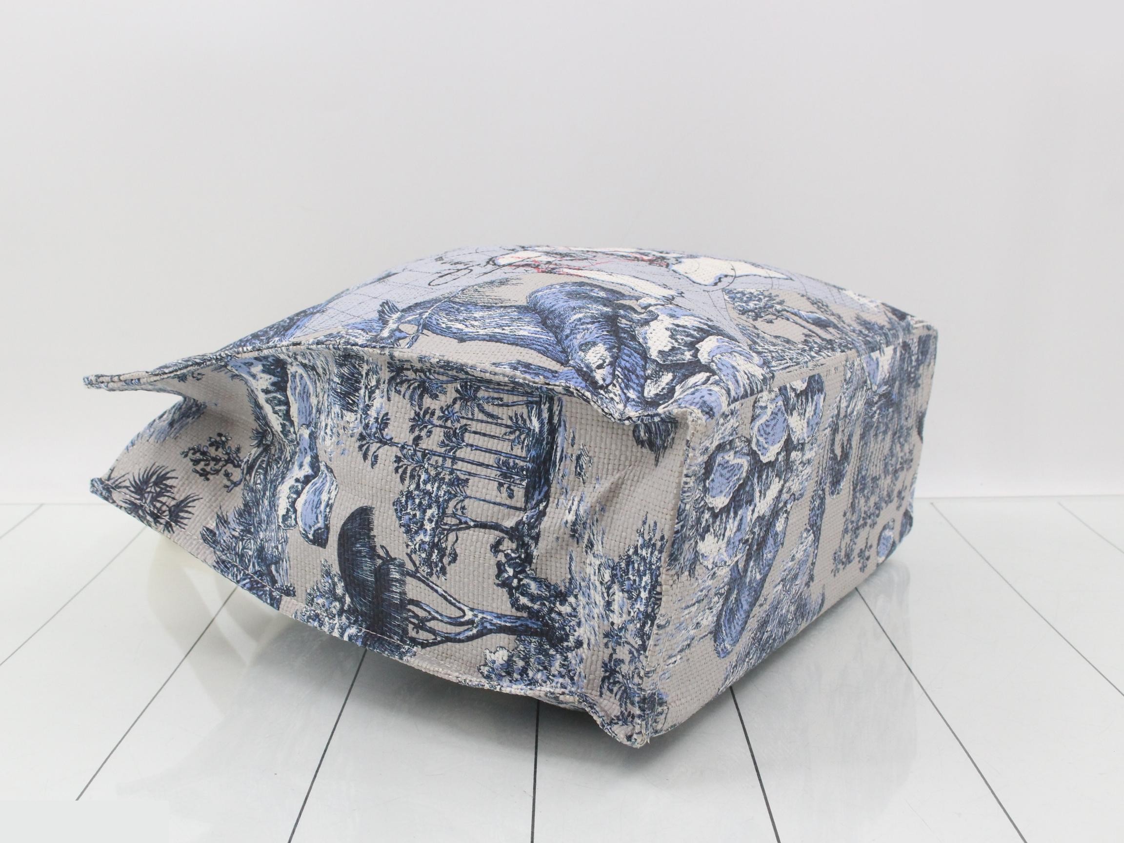 Tote bag / Toile de Jouy, navy — view 5