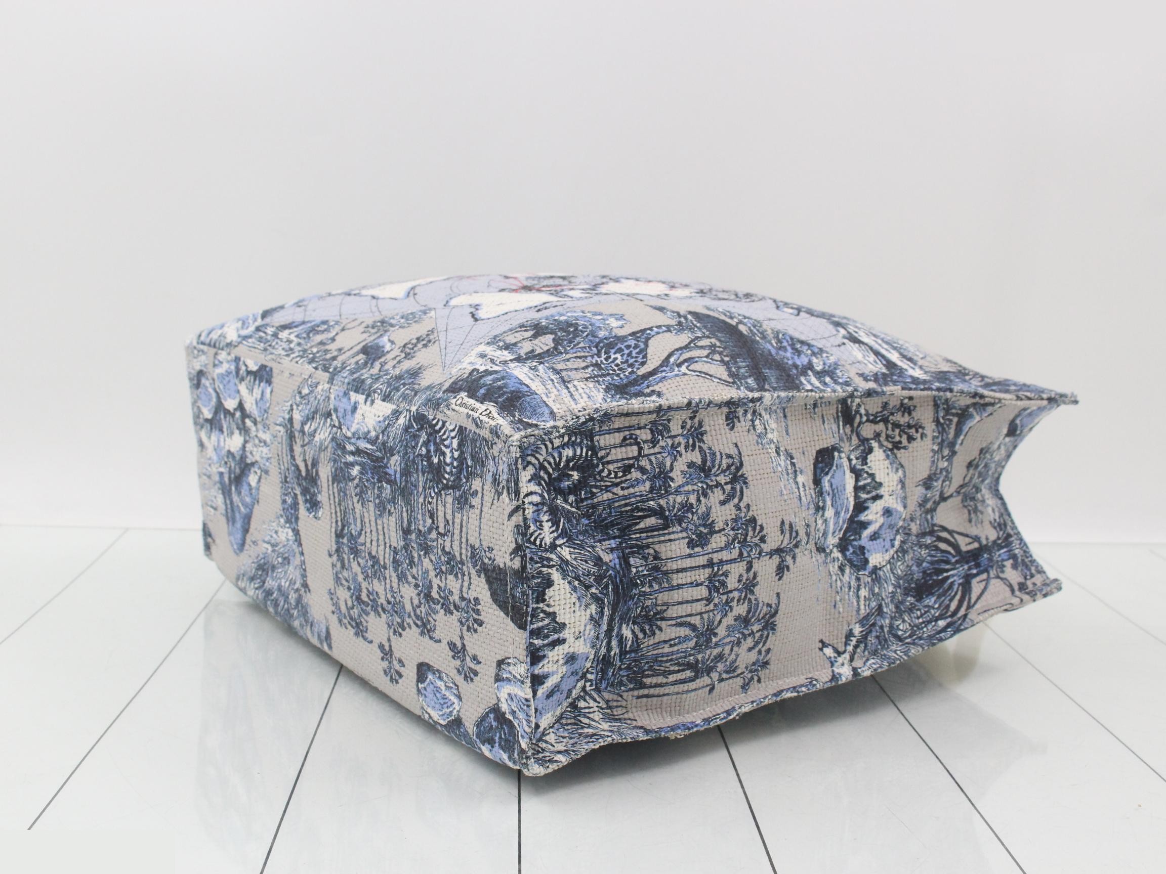 Tote bag / Toile de Jouy, navy — view 6