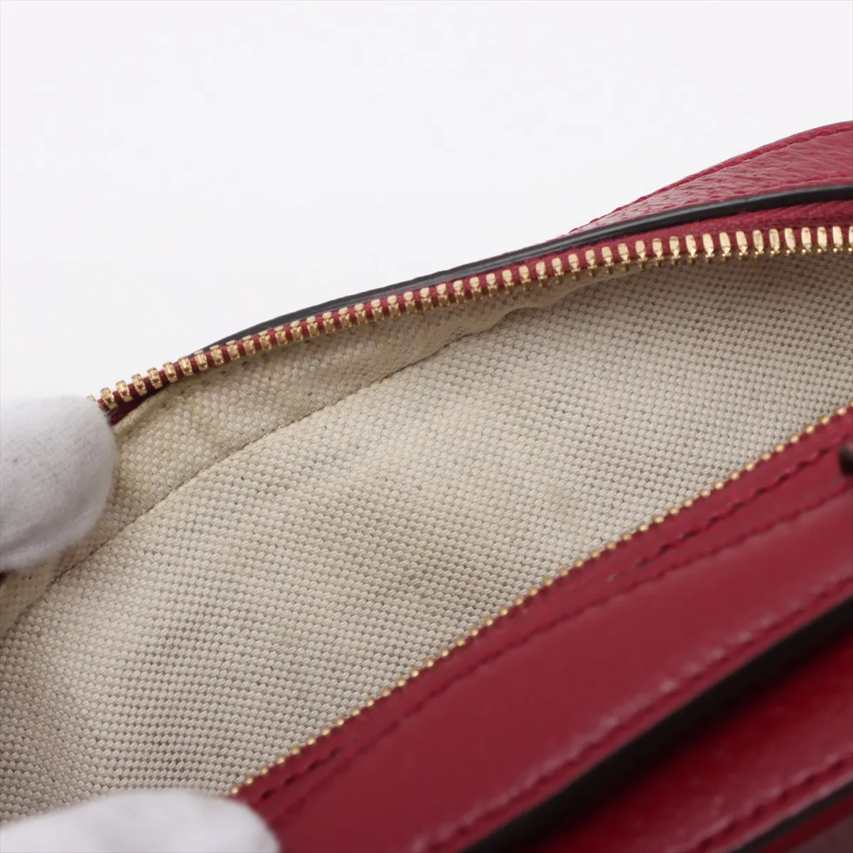 Doraemon x Gucci Mini GG Supreme PVC x Leather Chain Shoulder Bag Beige 655596 — view 13