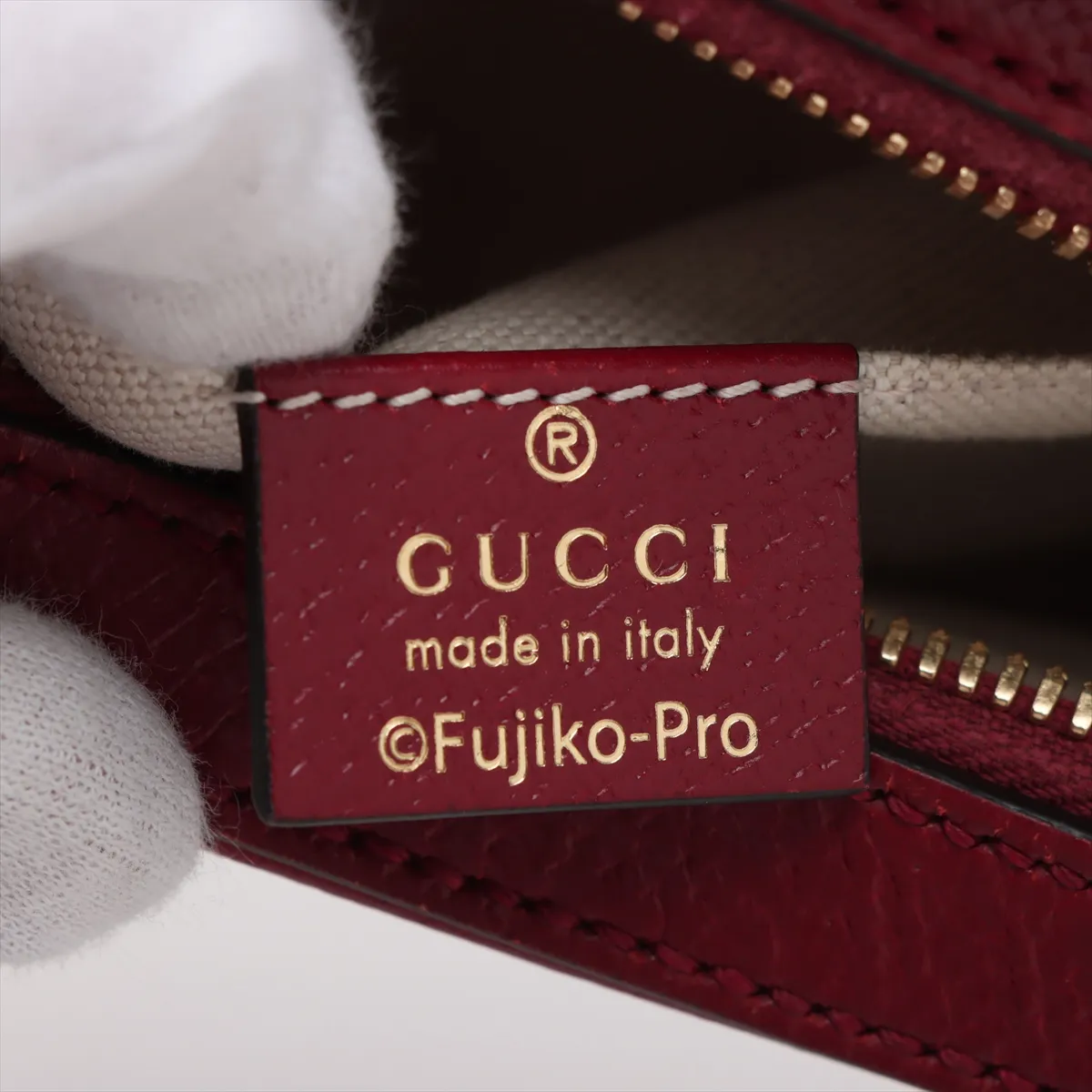 Doraemon x Gucci Mini GG Supreme PVC x Leather Chain Shoulder Bag Beige 655596 — view 10