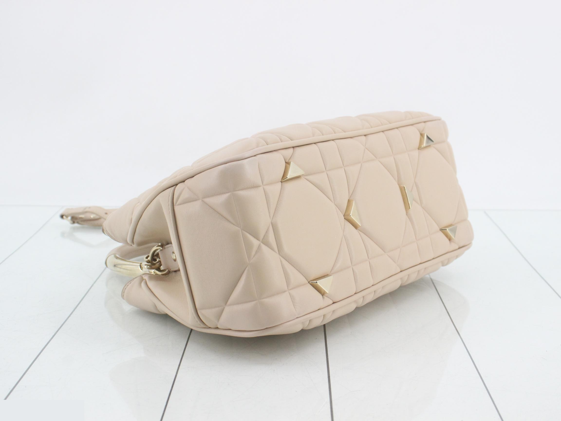 Ladies' 95.22 Leather 2-Way Shoulder/Handbag, Beige — view 5
