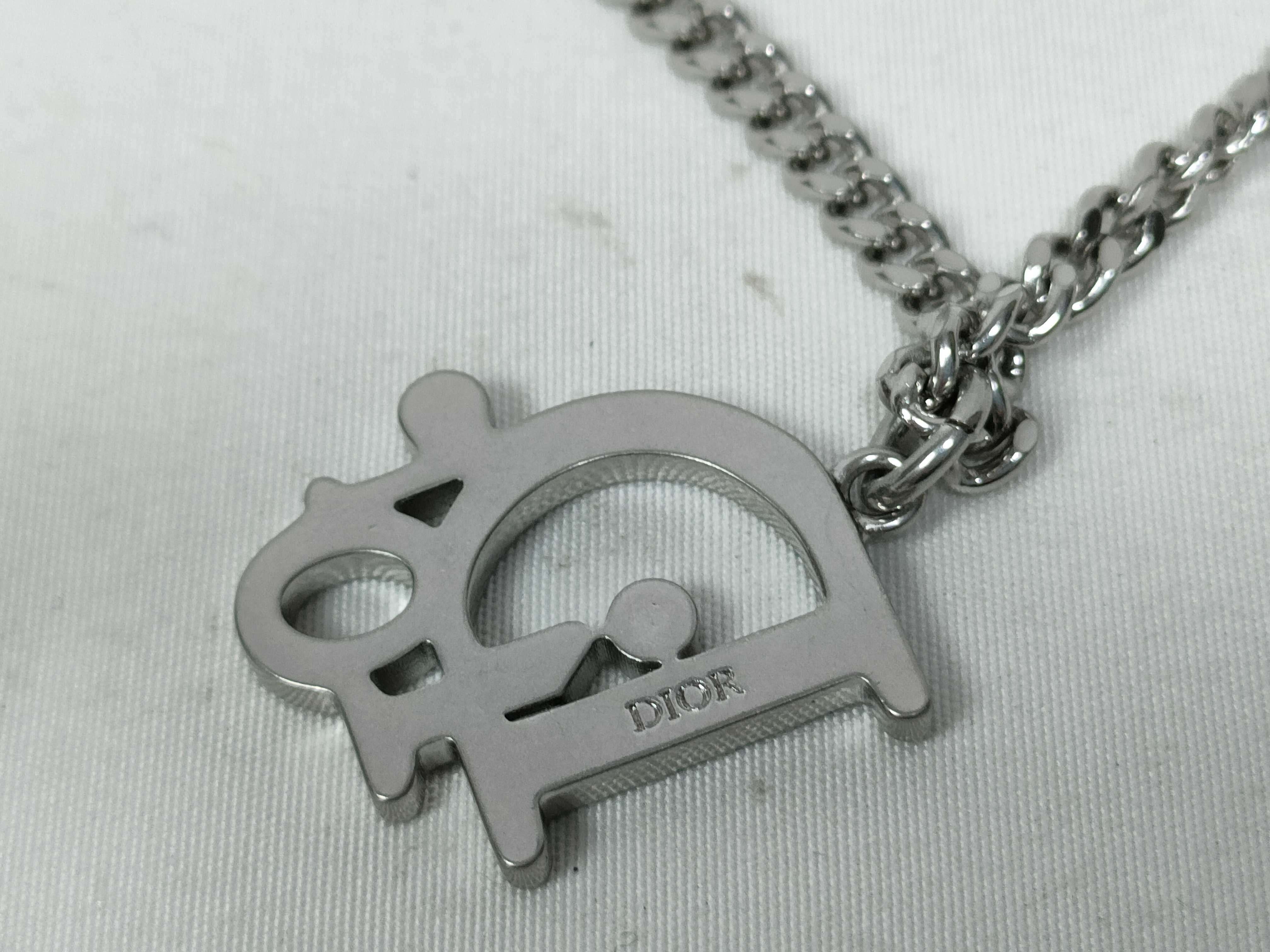 Oblique Logo Necklace — view 3