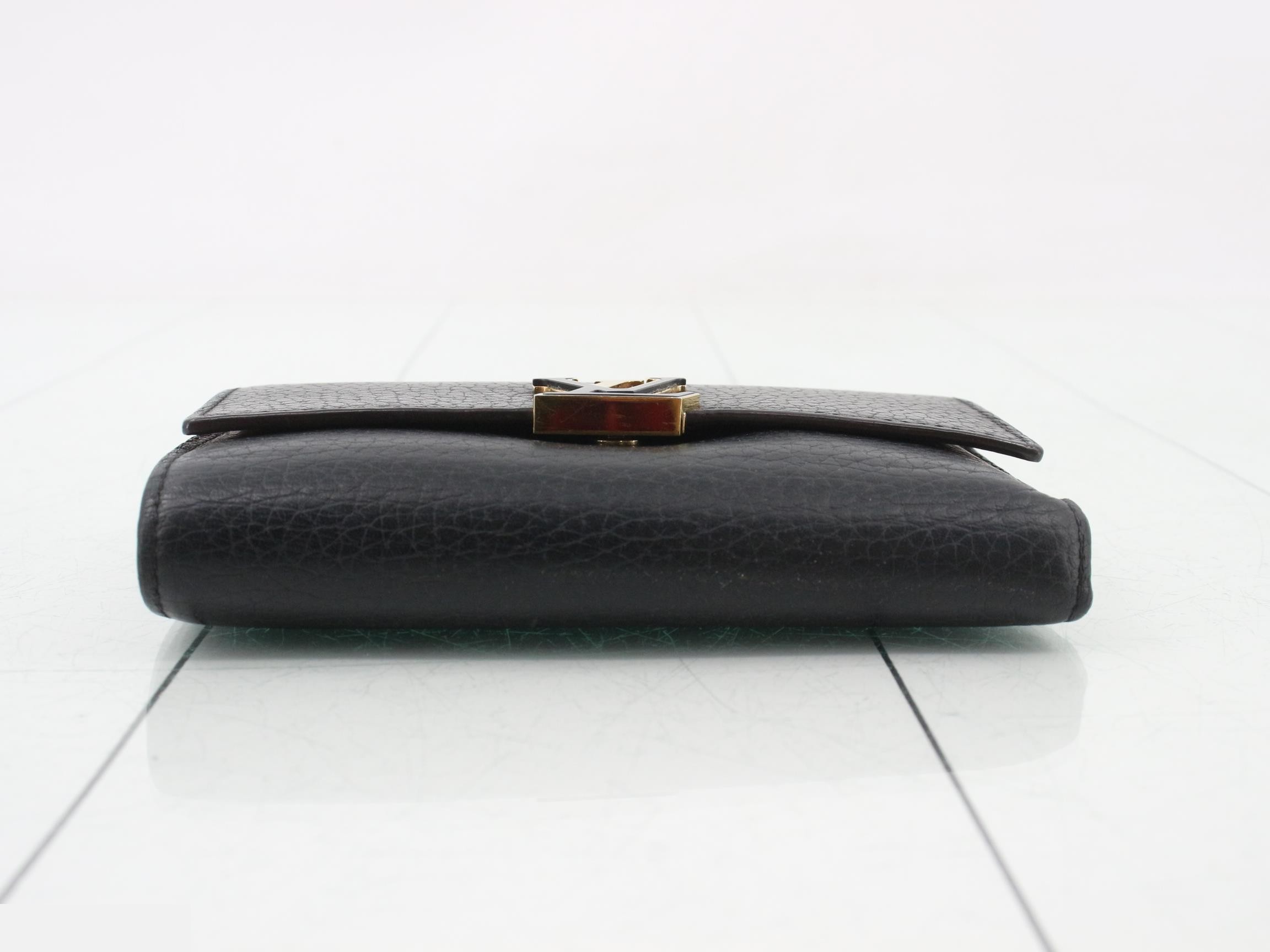 Portefeuille Capucines Tri-fold Wallet, Black, M62157 — view 3