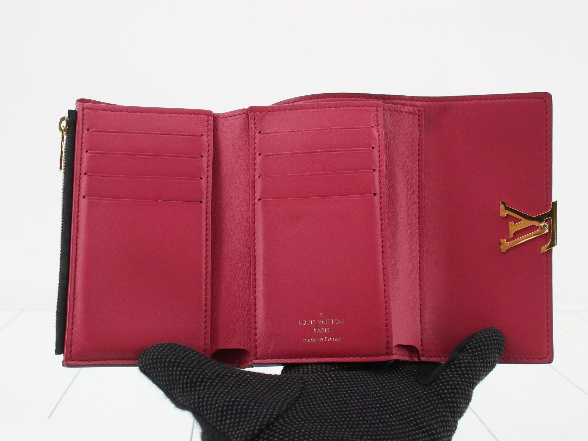 Portefeuille Capucines Tri-fold Wallet, Black, M62157 — view 4