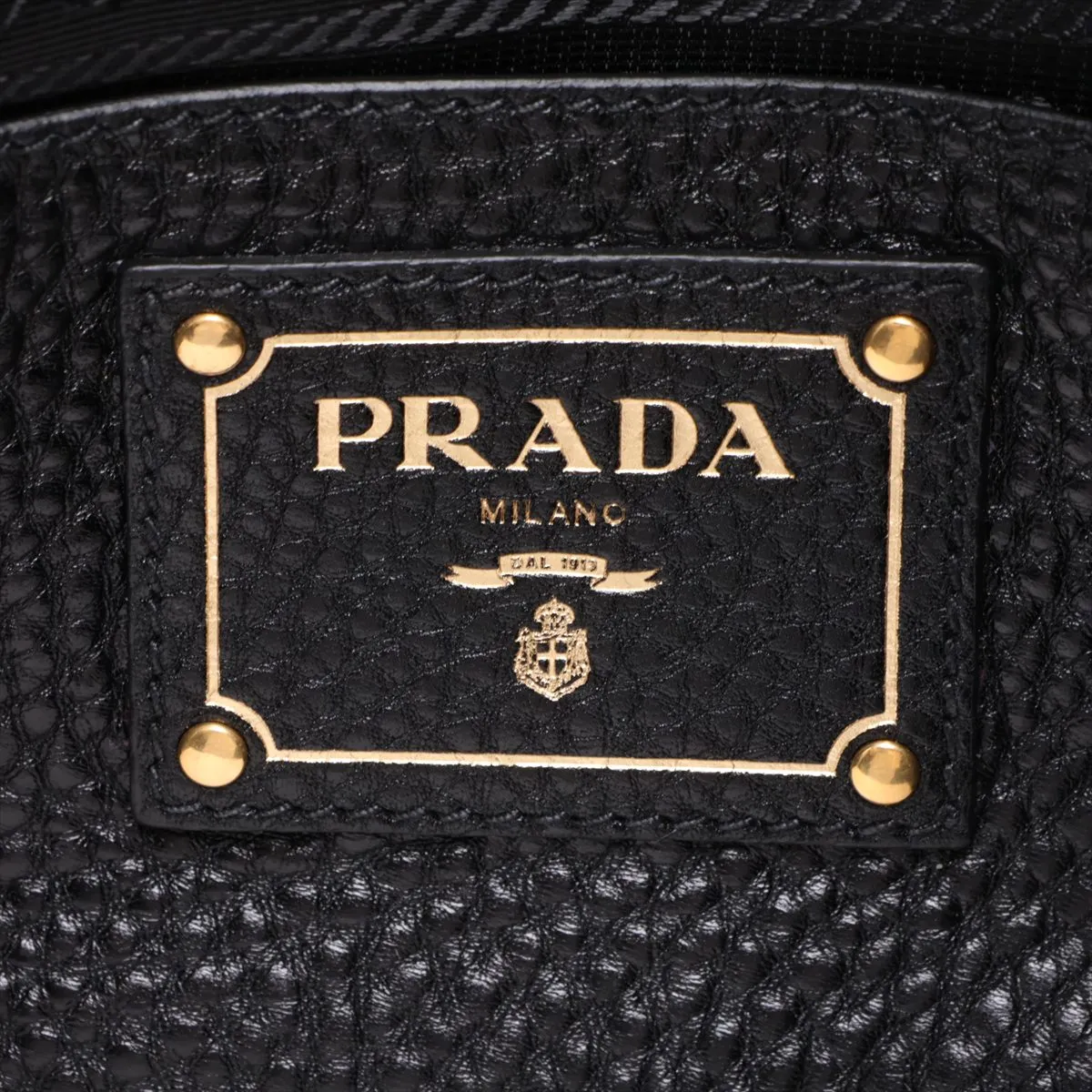 Vitello Daino Soft Leather 2-Way Tote Bag, Black — view 11