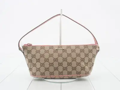 GG Canvas Accessory Pouch