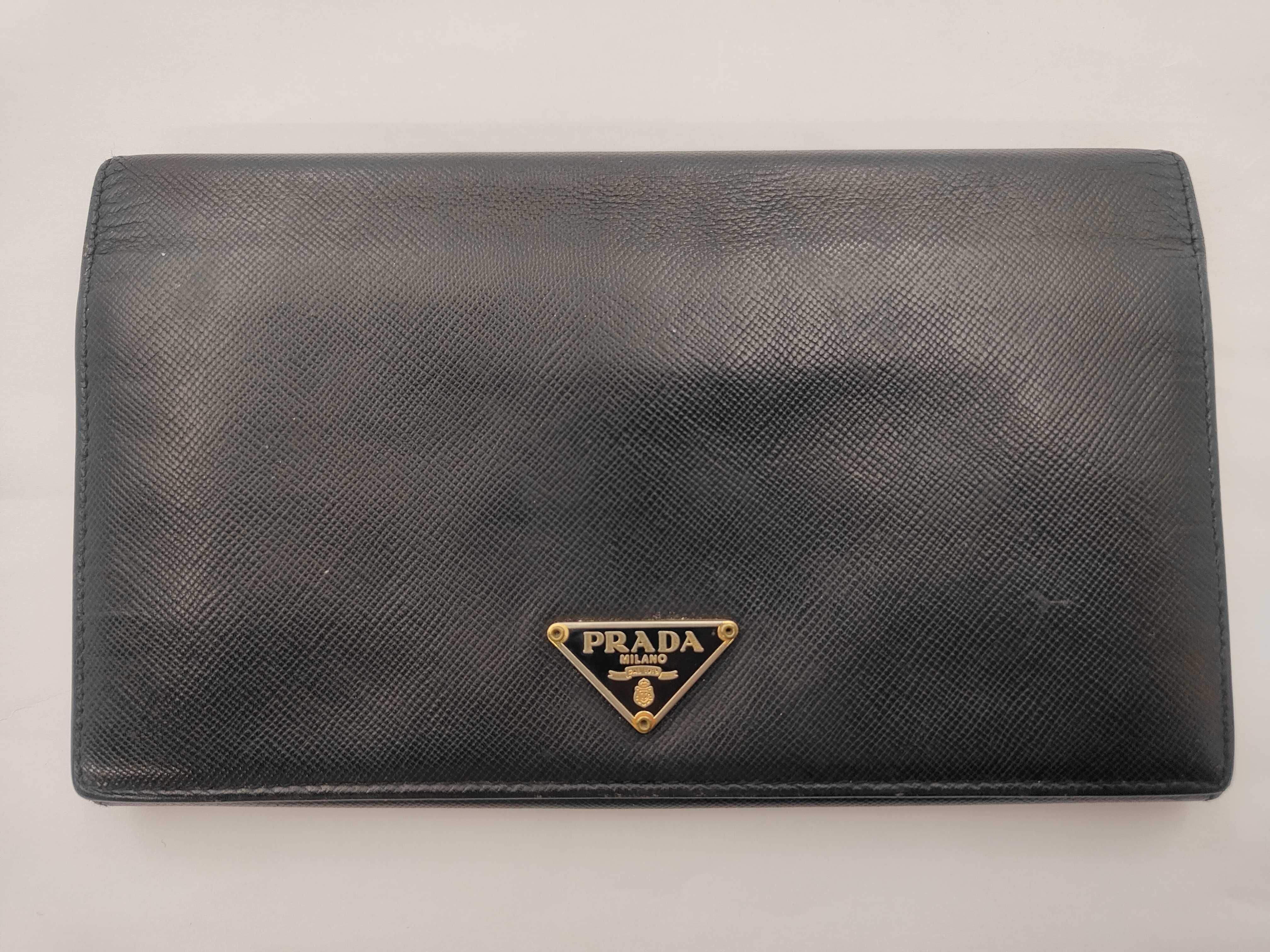 Saffiano Bi-fold Long Wallet
