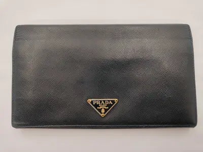 Saffiano Bi-fold Long Wallet