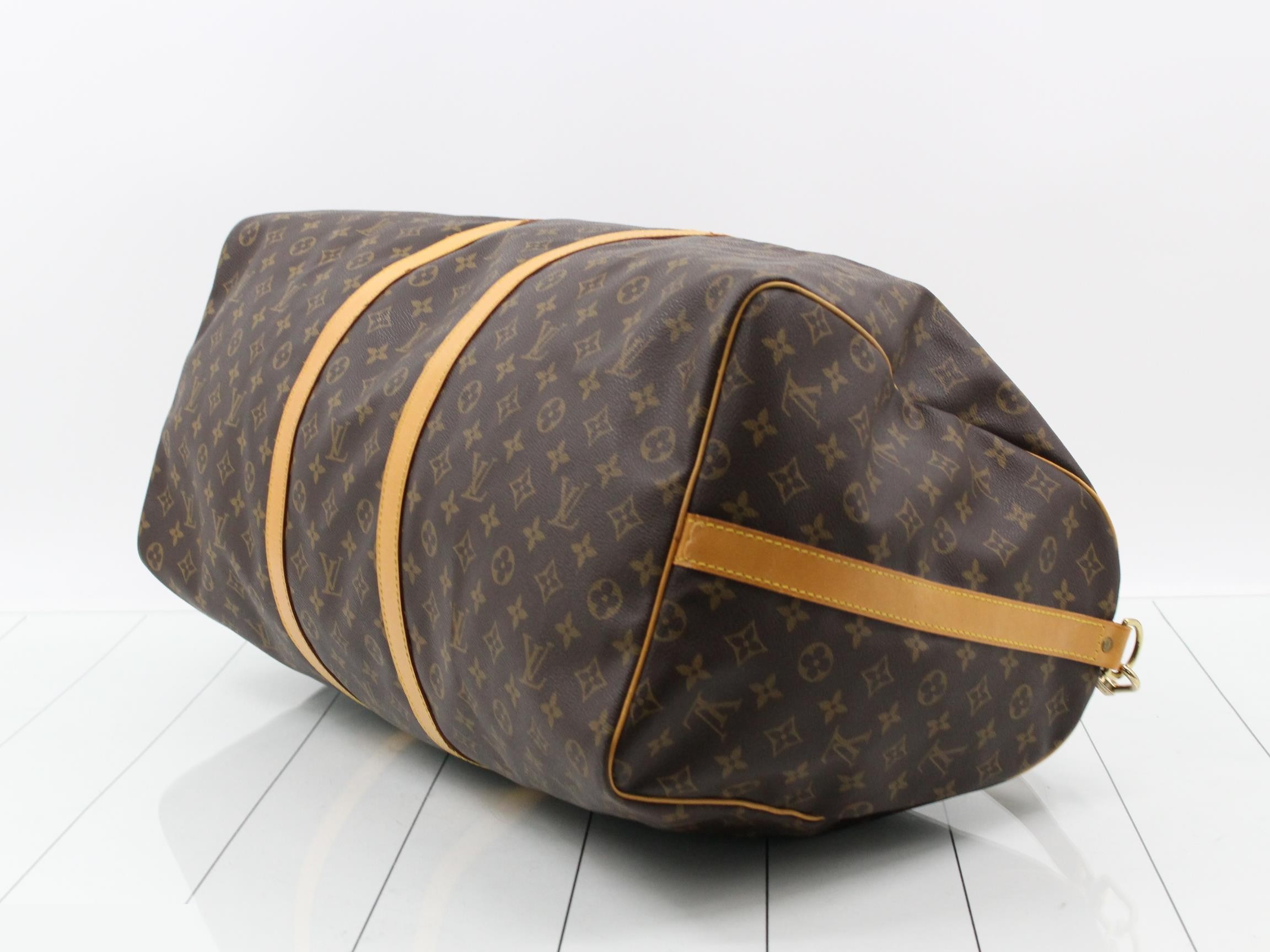 Keepall Bandouliere 60: Shoulder strap, padlock, key, name tag — view 6