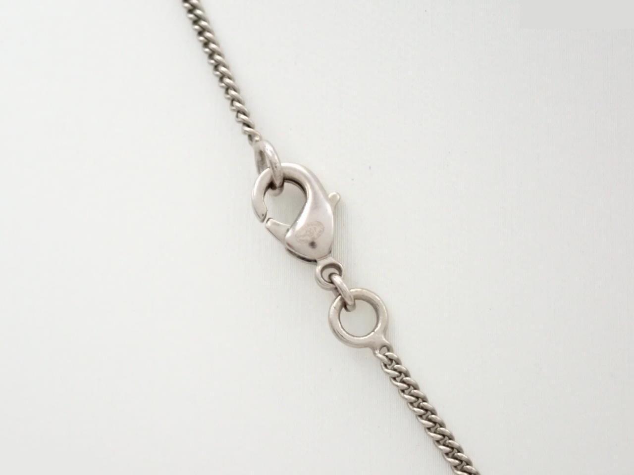 Dekacoco rhinestone necklace chain approx. 42cm — view 2