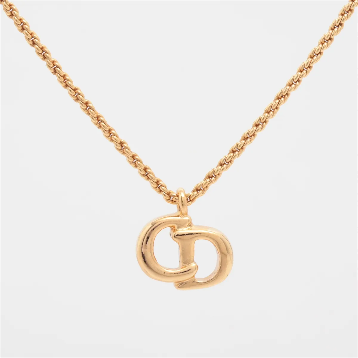 CD Logo Necklace GP Gold