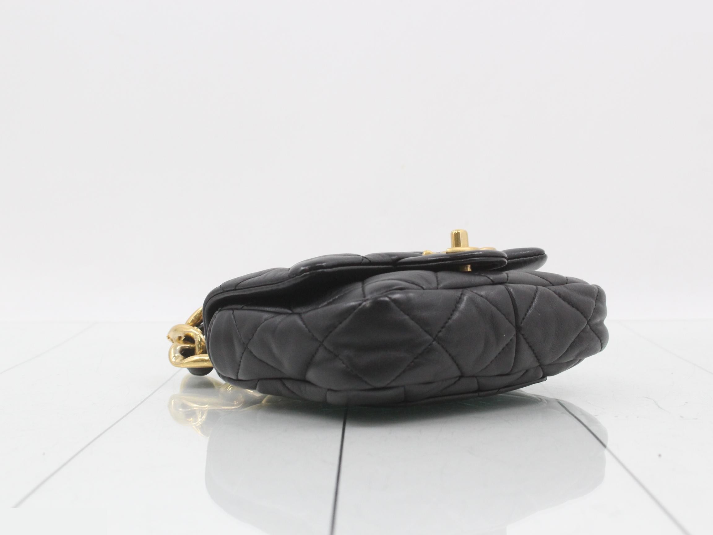 Lambskin Matelassé Shoulder Bag — view 5
