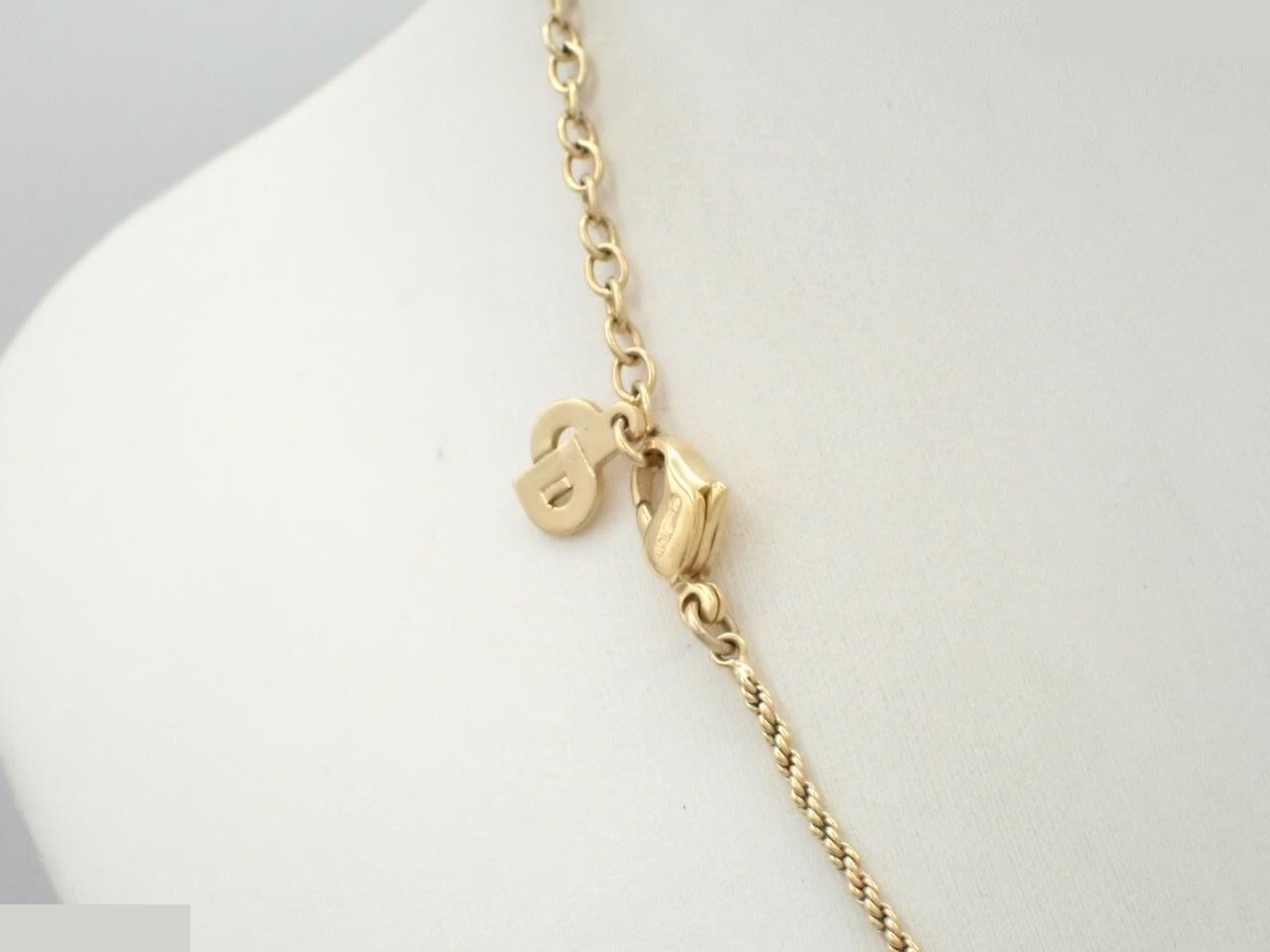 Gold necklace, neck circumference approximately 44cm — view 2