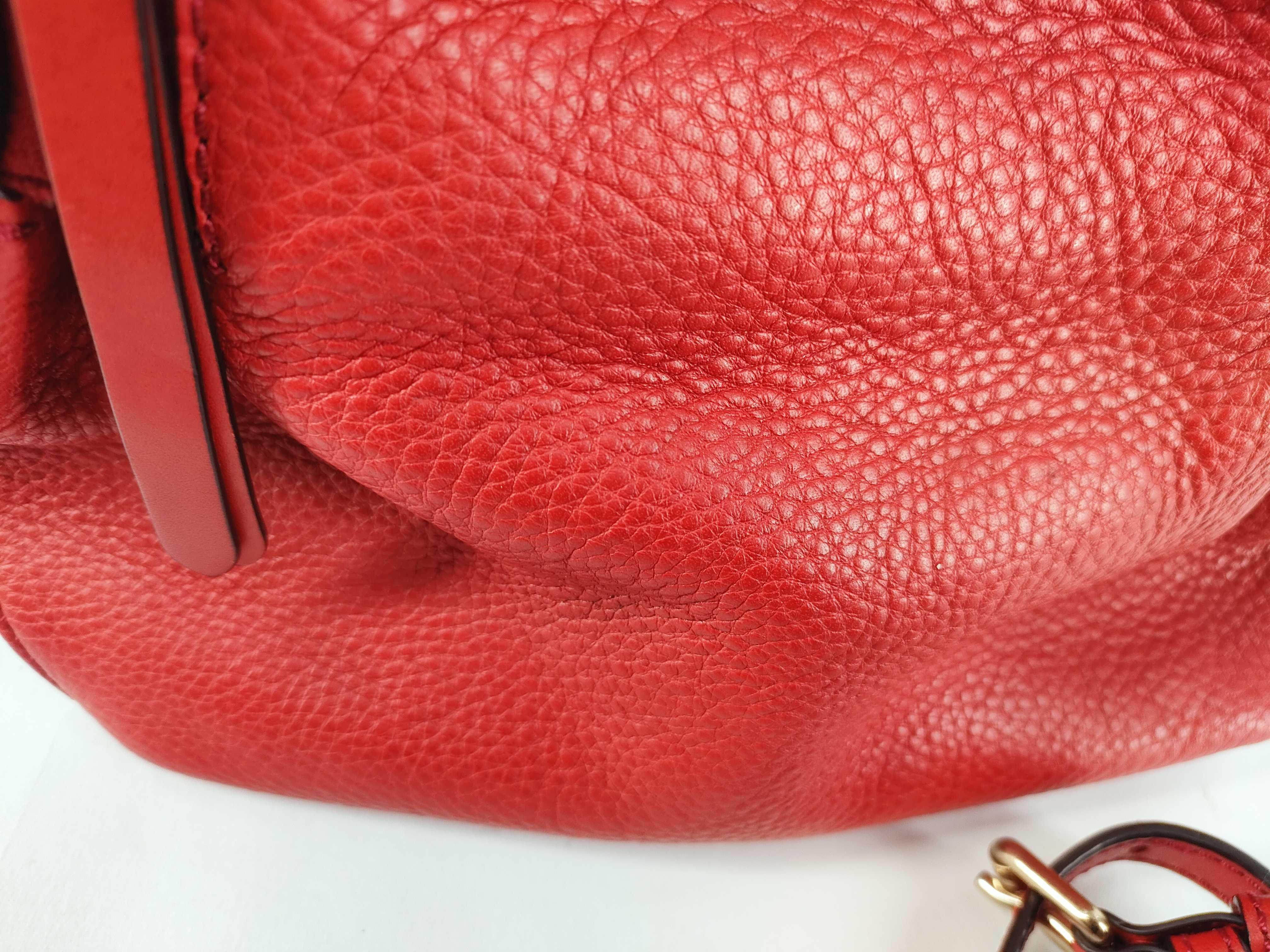 VN - leather hand bag red handbag — view 11
