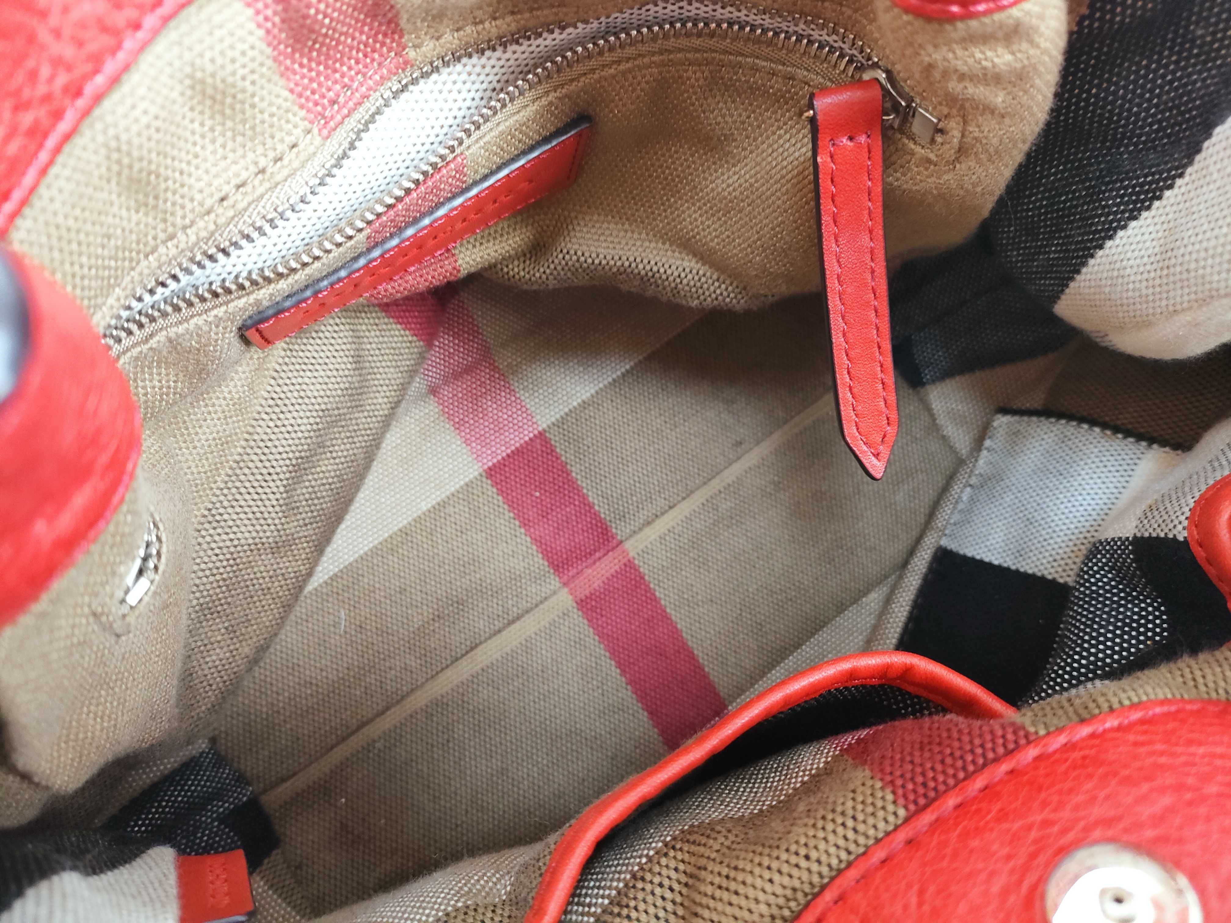 VN - leather hand bag red handbag — view 12