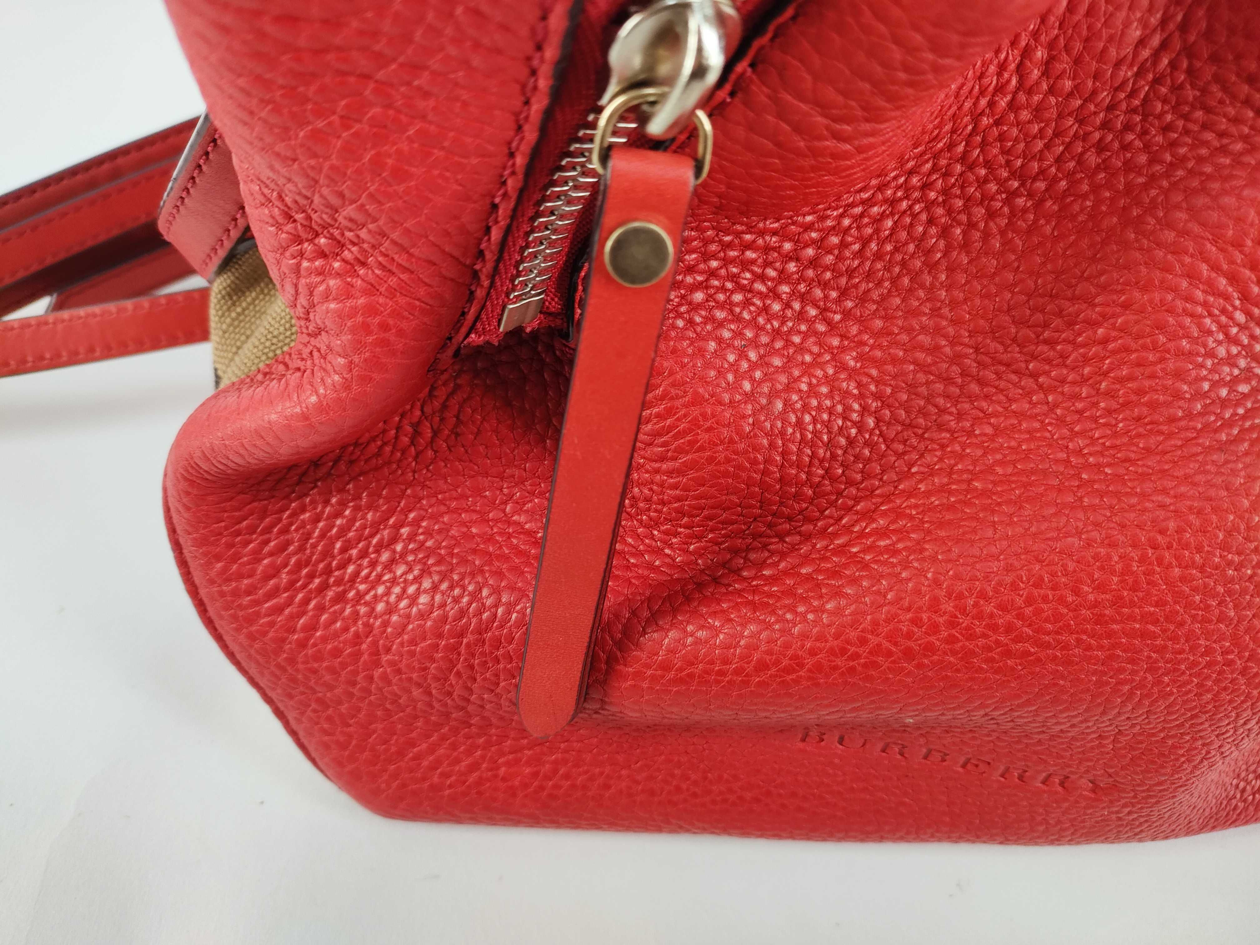 VN - leather hand bag red handbag — view 9