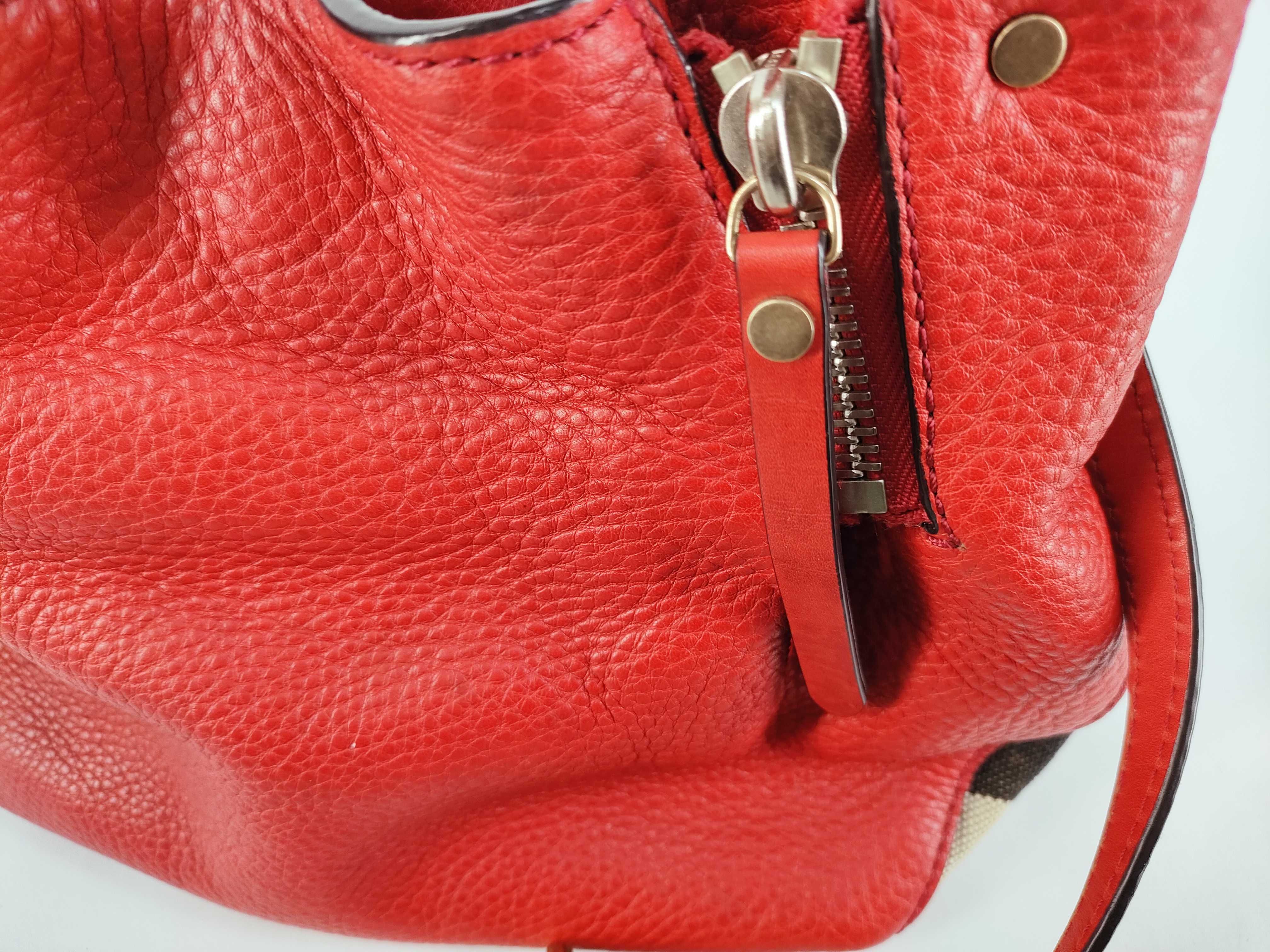 VN - leather hand bag red handbag — view 10