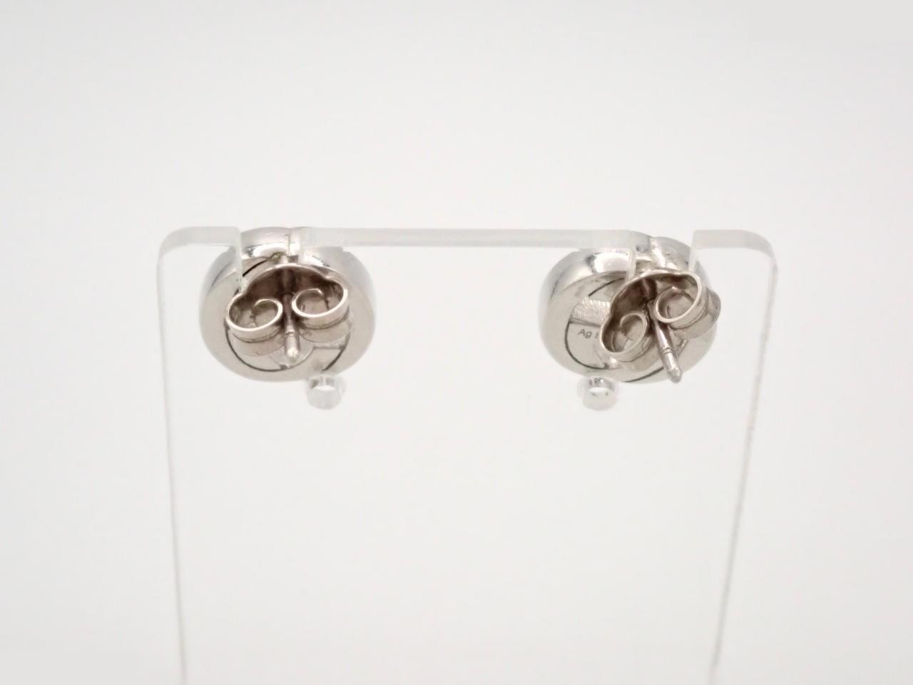 Sterling silver earrings, 925 sterling silver, 3.4g — view 2