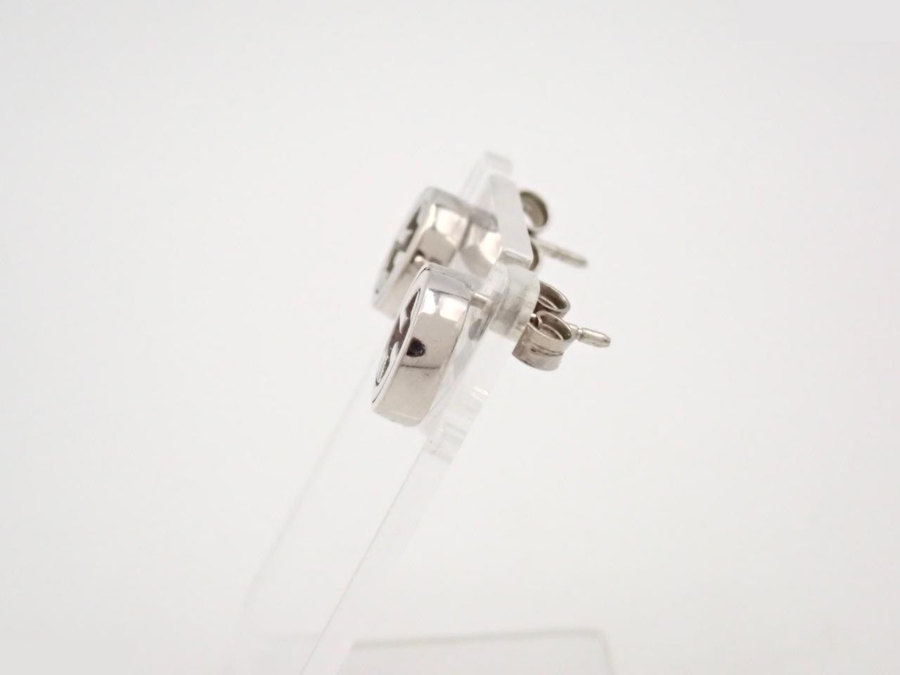 Sterling silver earrings, 925 sterling silver, 3.4g — view 3
