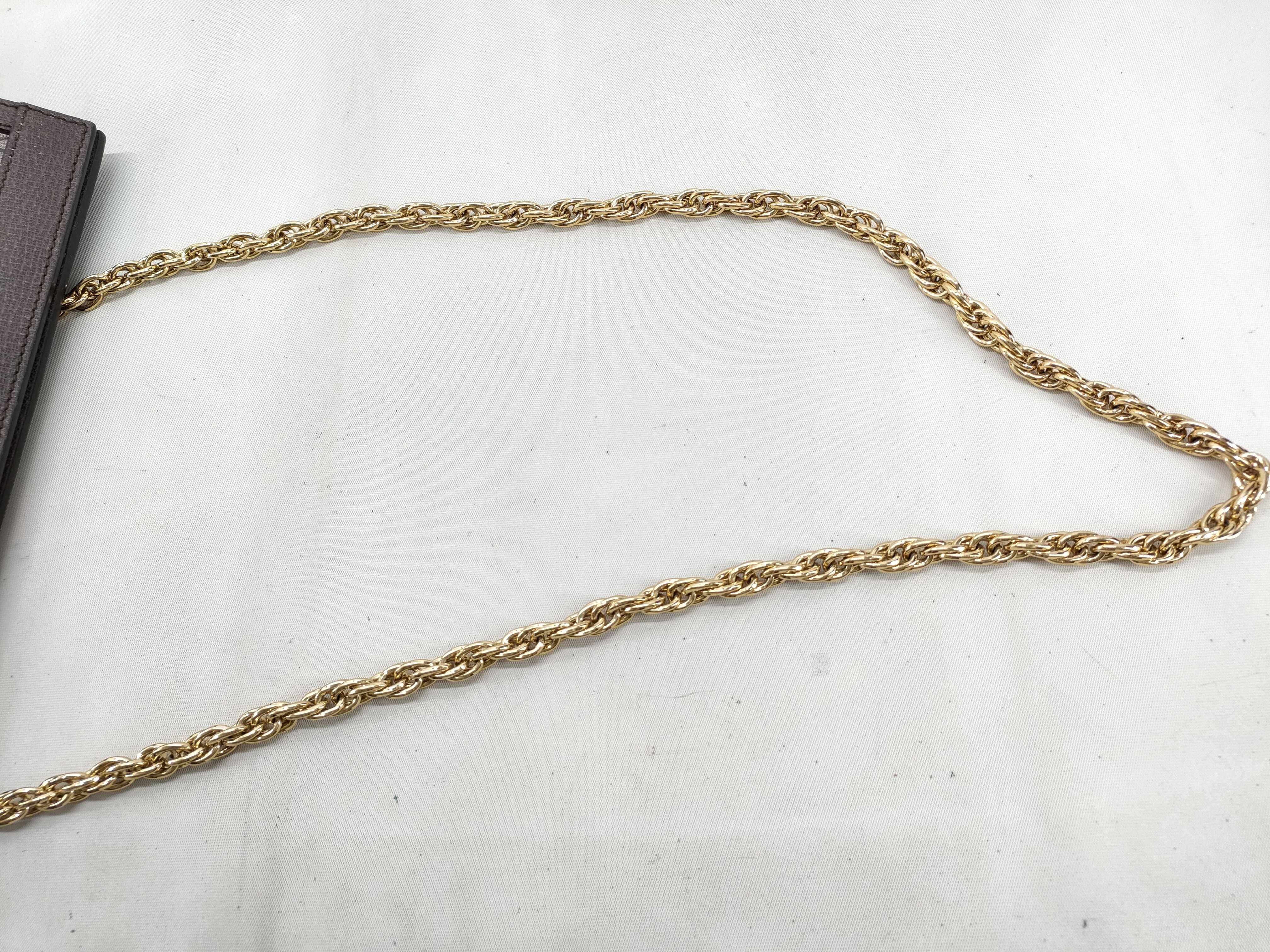 GG Supreme QT- Ophidia GG Supreme Chain Shoulder Bag — view 5