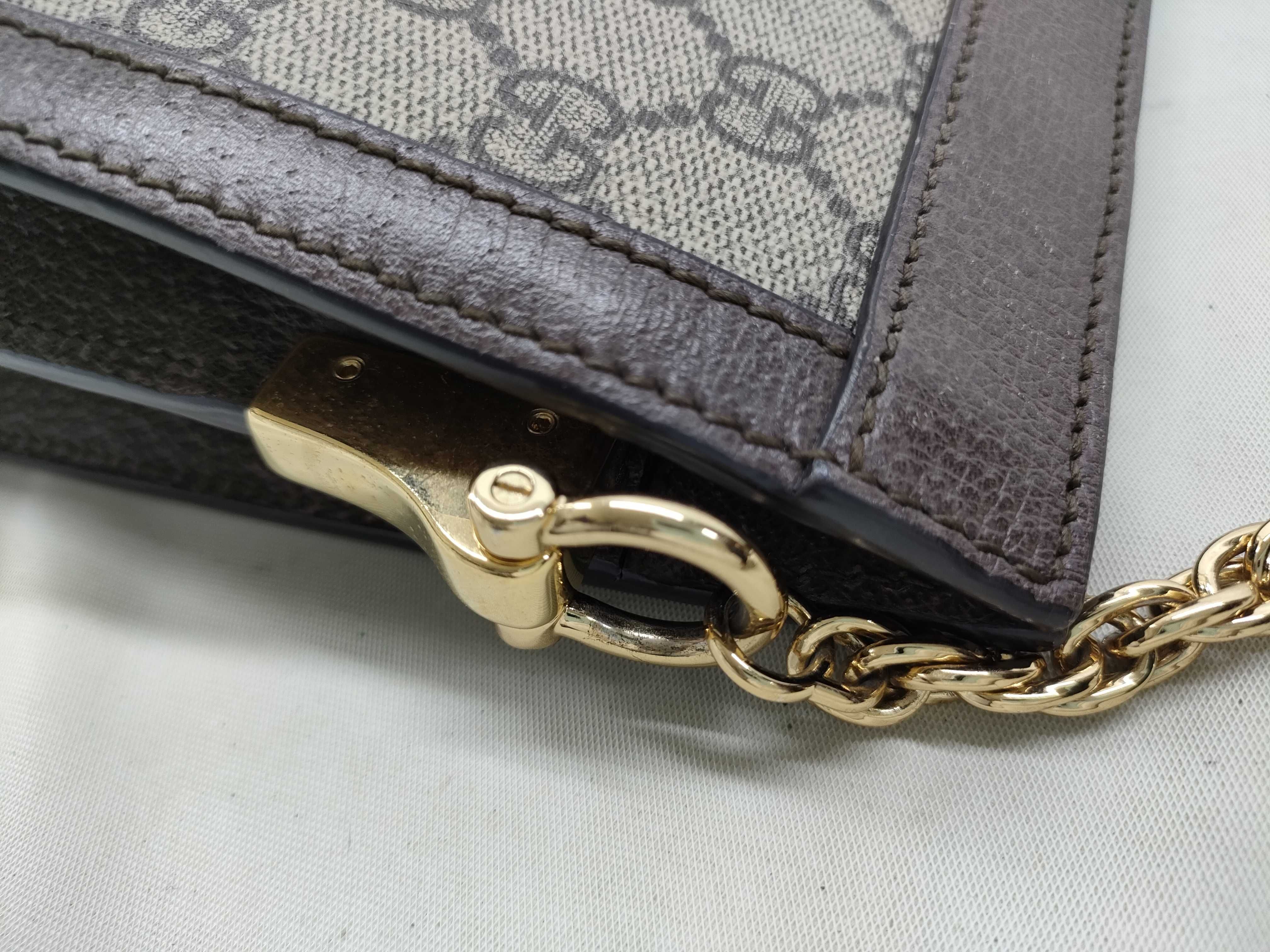 GG Supreme QT- Ophidia GG Supreme Chain Shoulder Bag — view 7