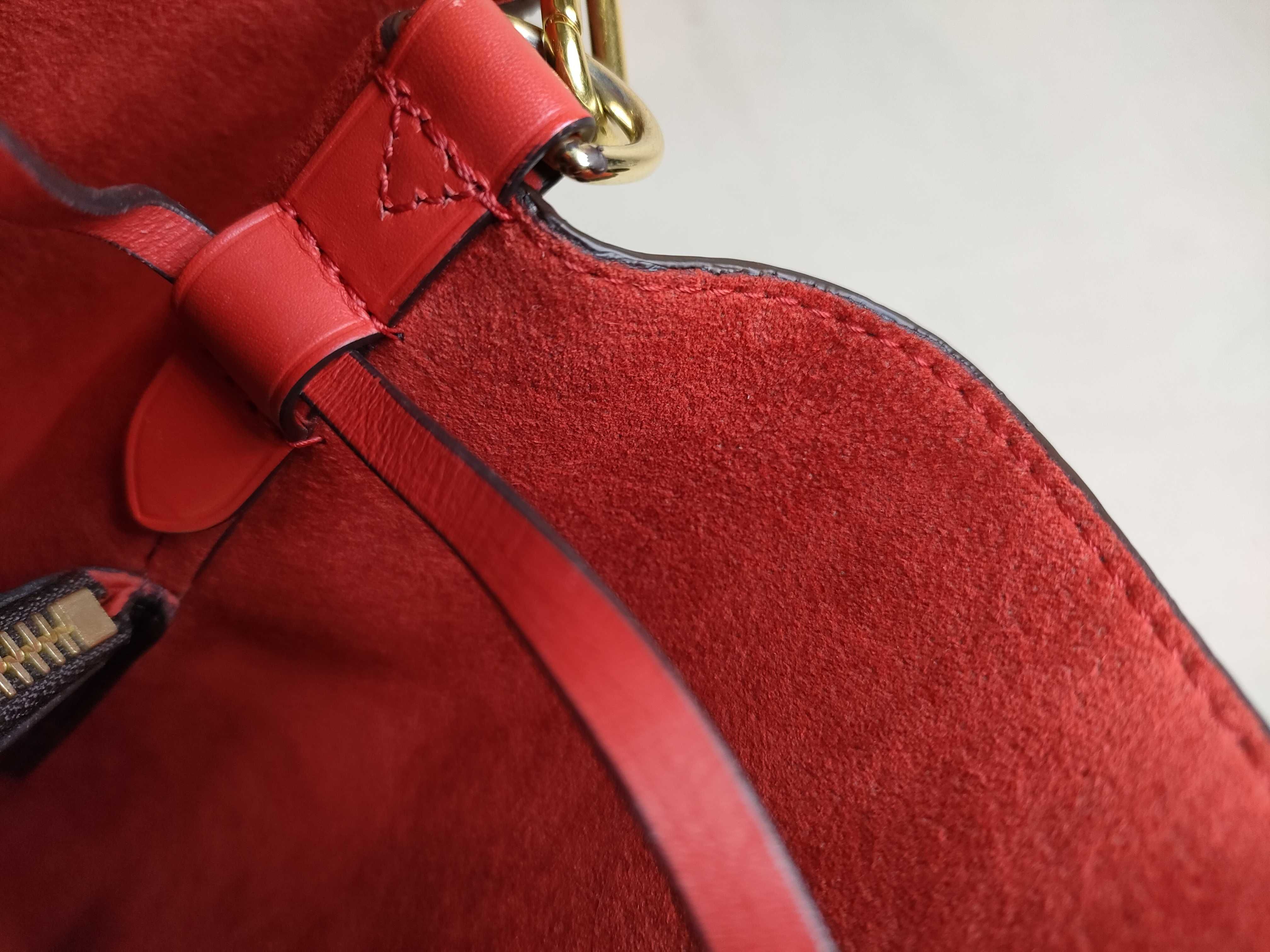Monogram Louis Vuitton Bucket Shoulder Bag — view 9