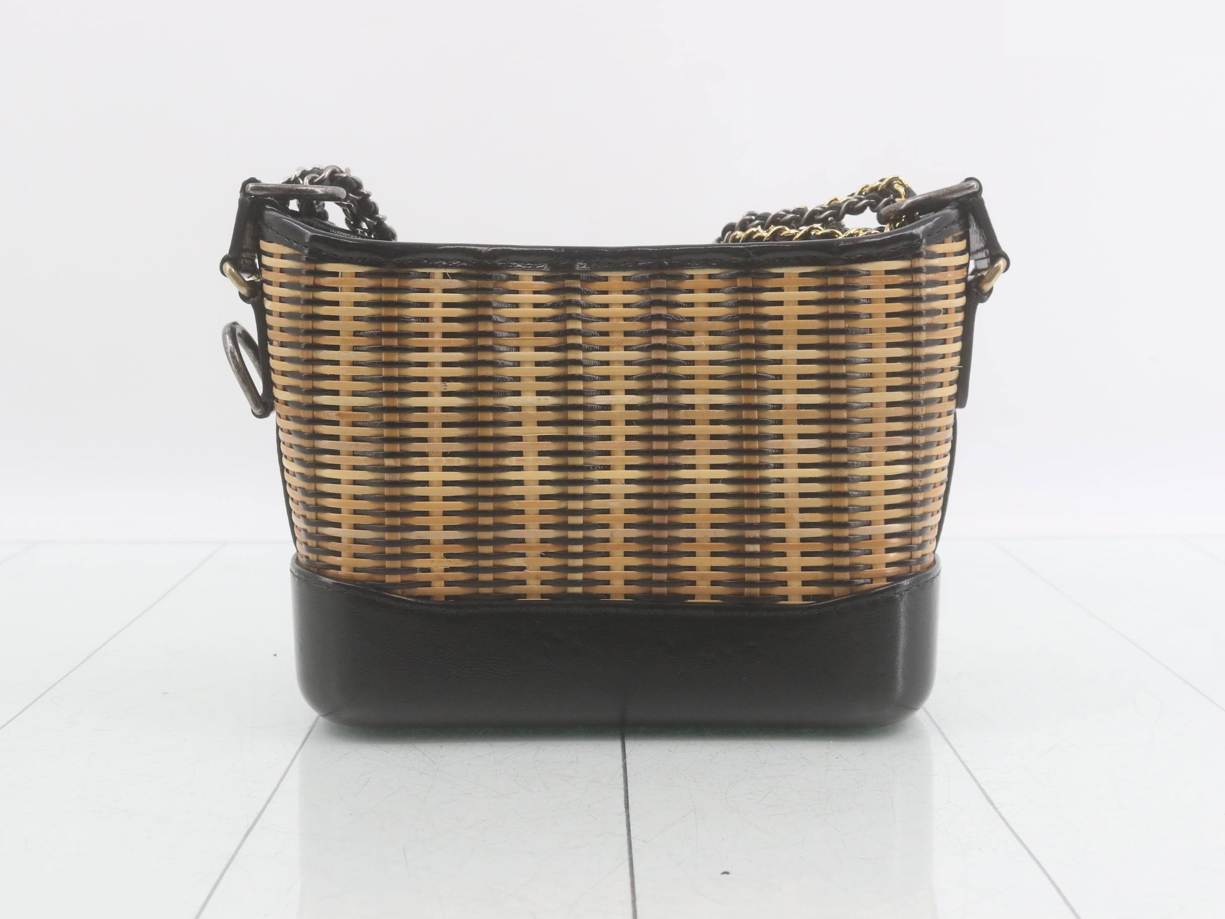Gabrielle de Rattan Shoulder Bag — view 2