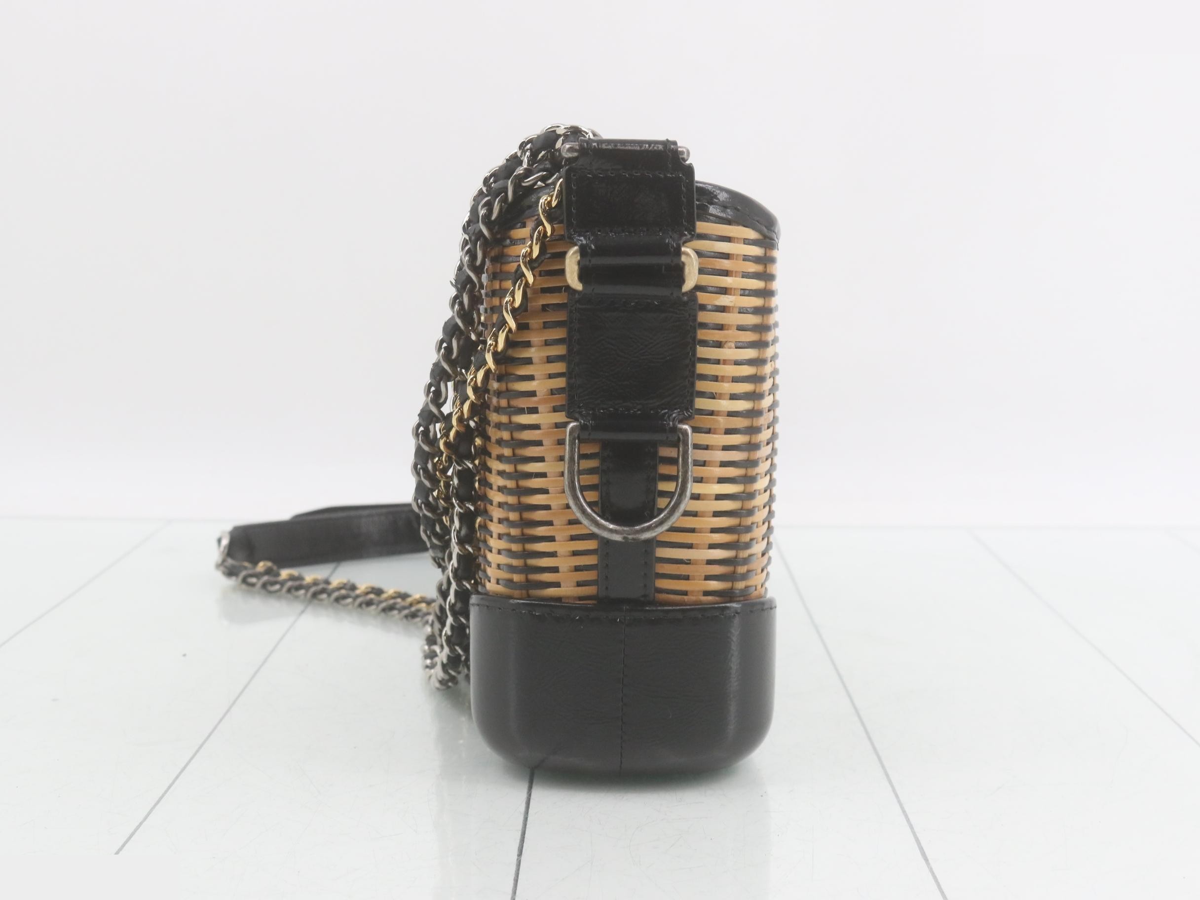 Gabrielle de Rattan Shoulder Bag — view 3